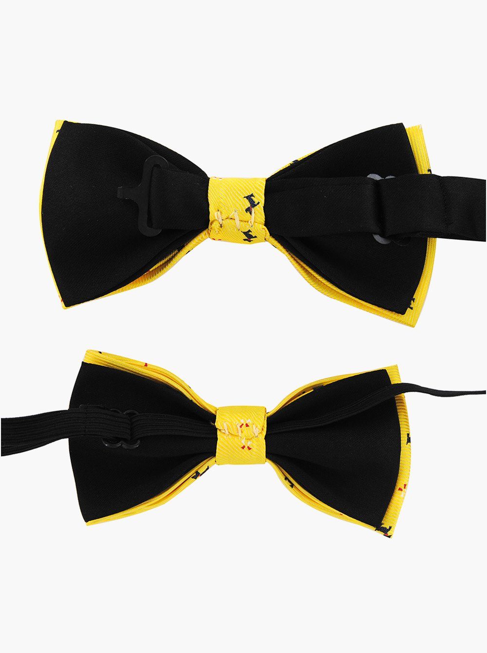 axy Fliege Vater-Sohn Fliege Set (2er Set, 2-St., Fliegen Set: 1x Herrenfliege und 1x Kinderfliege) Partnerlook für Herren und Kinder 1-12 Jahre alt, Familien Outfit