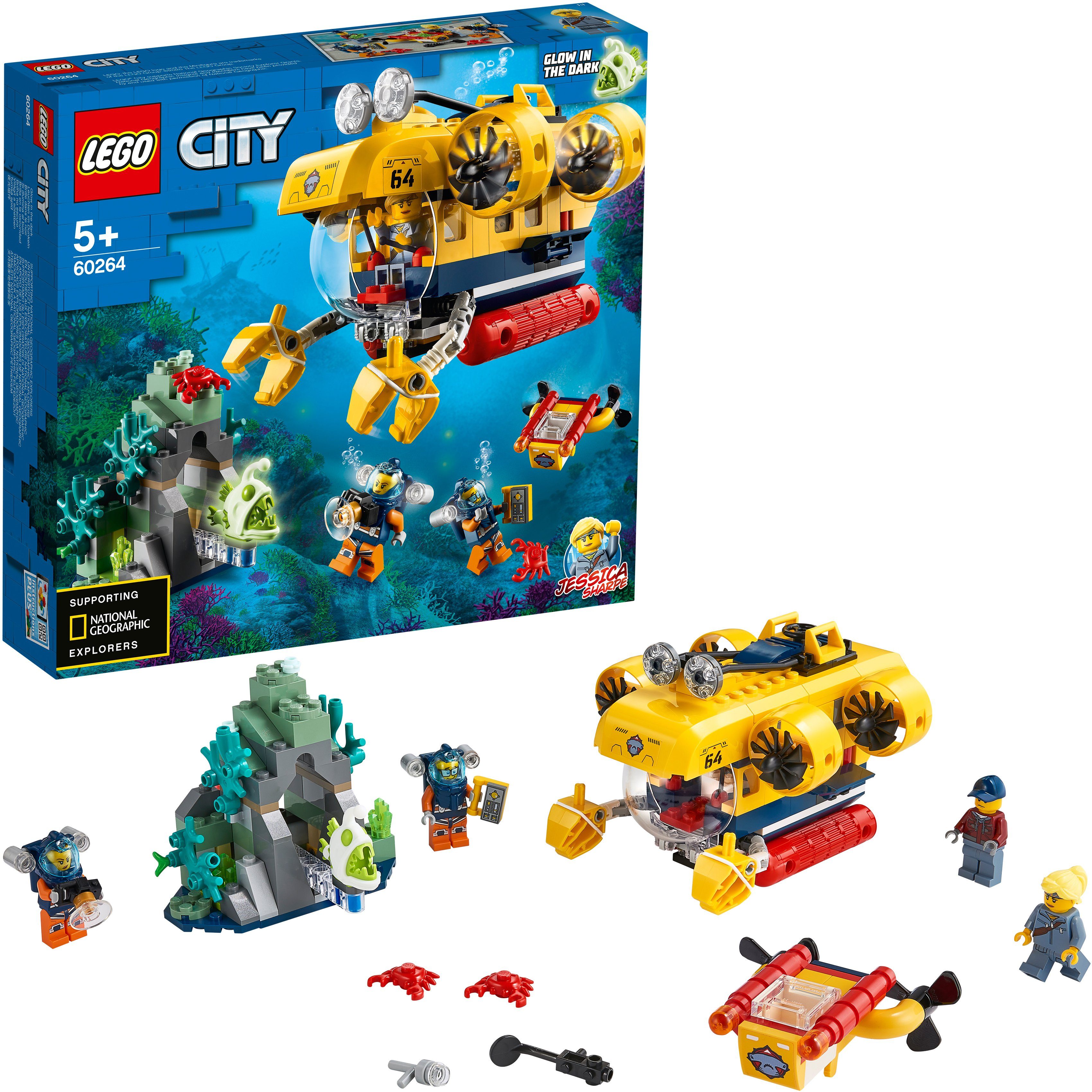 Image of LEGO 60264 Meeresforschungs-U-Boot Bausatz, Mehrfarbig