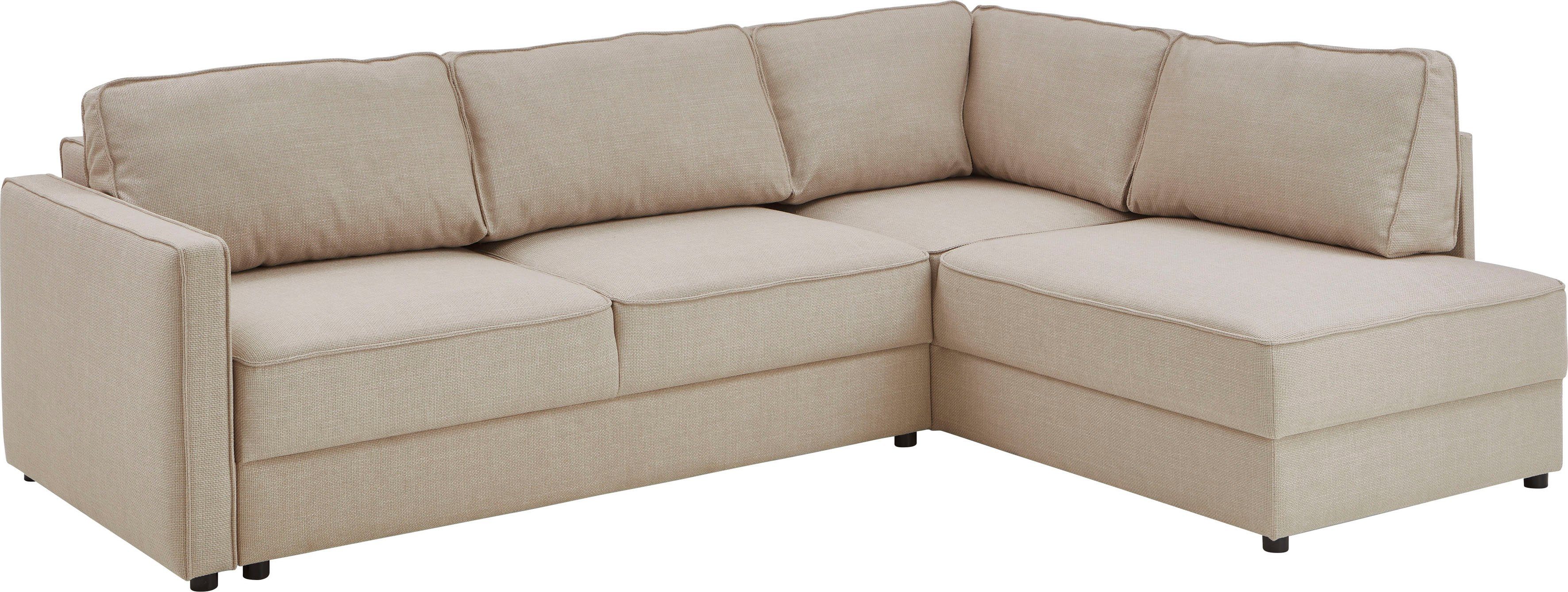 ATLANTIC home collection Schlafsofa Chill, Ecksofa mit Bettfunktion und Bettkasten