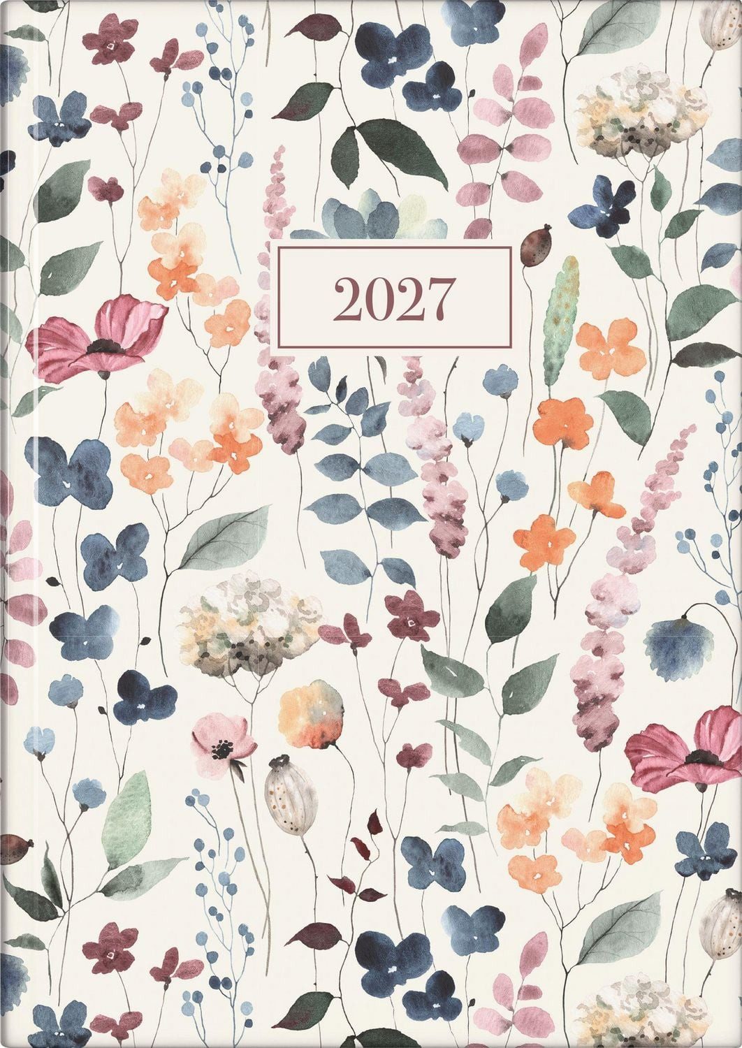 Buchkalender rido/idé 7028507027 Buchkalender Premium Young Line 2027 ""Watercolor"
