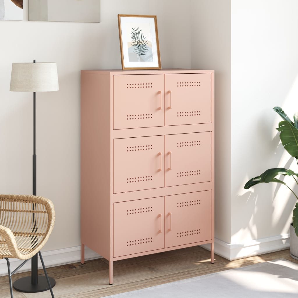vidaXL Highboard Highboard Rosa 68x39x113 cm günstig online kaufen