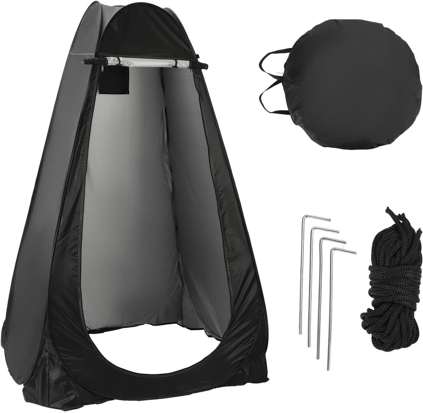 FELIXLEO Wurfzelt Pop-Up Toilettenzelt Tragbares Dusch- & Umkleidezelt mit UV-Schutz, (1 tlg)