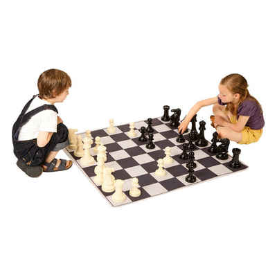 ACHOKA® Spielesammlung, Spielteppich Schach, Ideal für Schulen und Senioreneinrichtungen