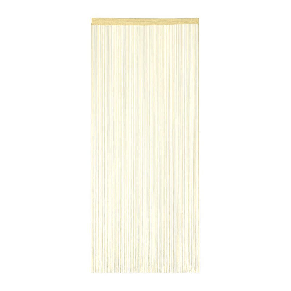 Fadenvorhang Fadenvorhang beige, relaxdays, 90x245cm