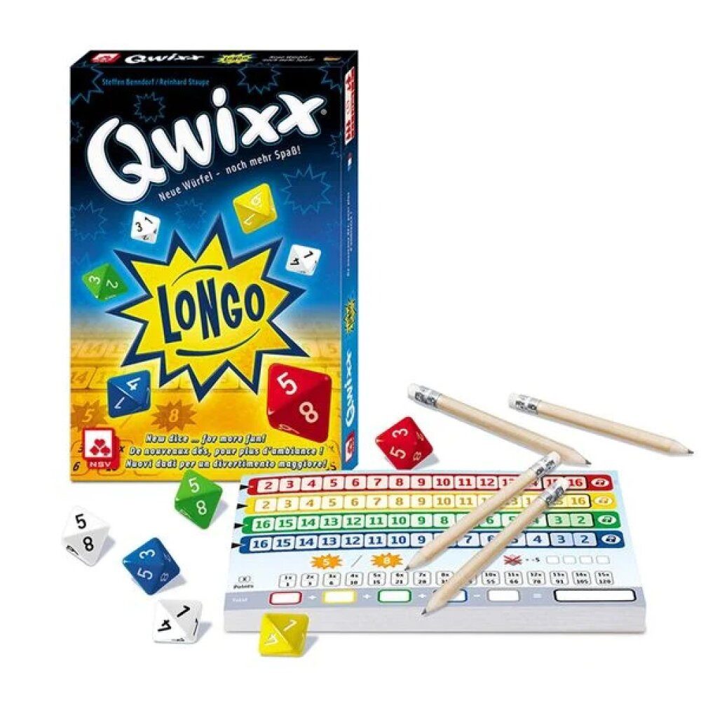 NSV Spiel - 4121 - QWIXX - Longo - International - Würfelspiel