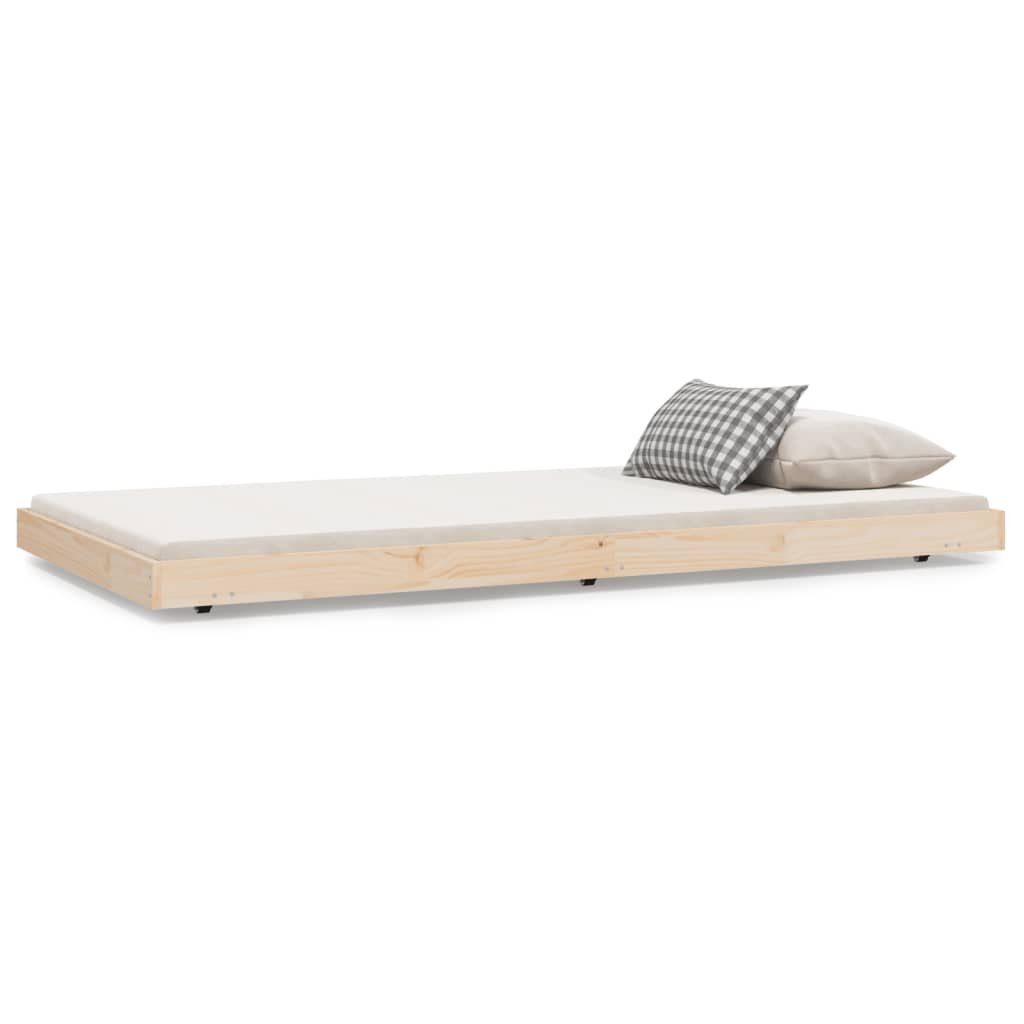 furnicato Bettgestell Massivholzbett ohne Matratze 90x200 günstig online kaufen