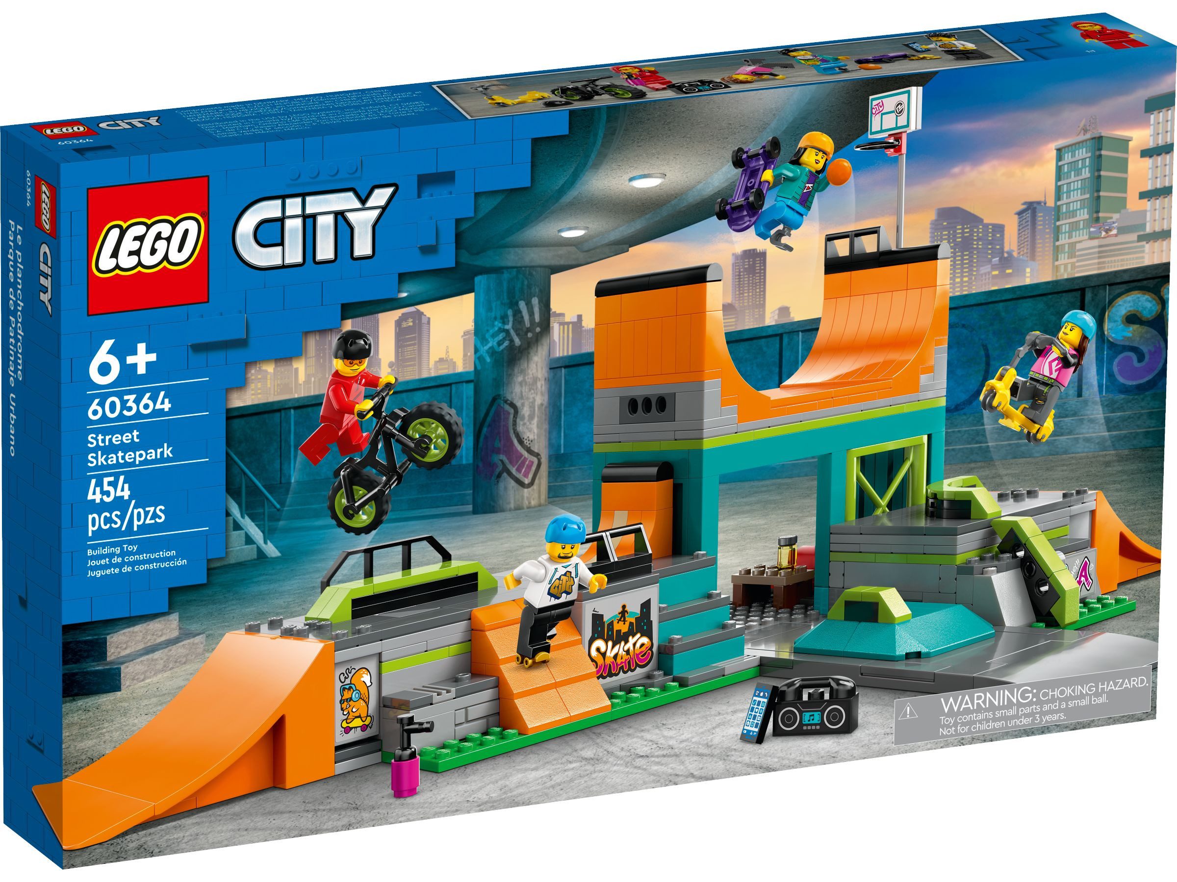 LEGO® LEGO® City Skaterpark - 60364 NEU! Teile 454x Spielbausteine, (Bauste günstig online kaufen