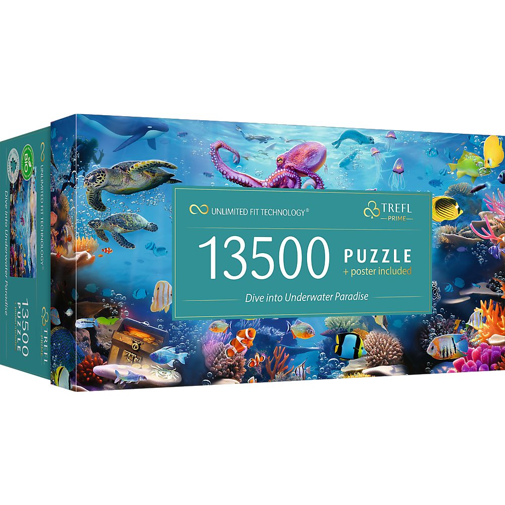 Trefl Puzzle Unterwasserparadies 13500 Teile Puzzle, 13500 Puzzleteile, Made in Europe