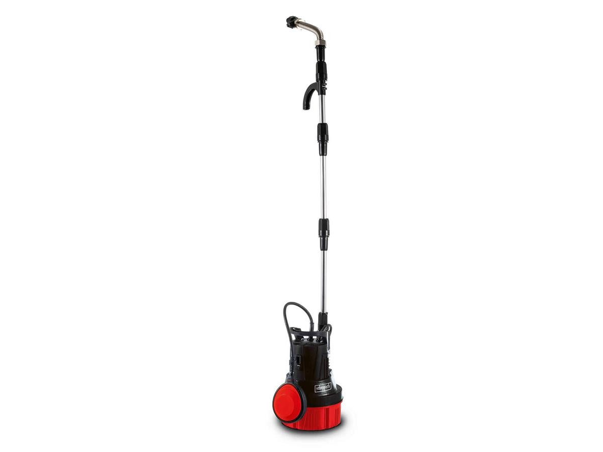 Scheppach Regenfasspumpe RBP350, 350 W, 5500 L/h, einfaches Ummontieren zur Tauchpumpe
