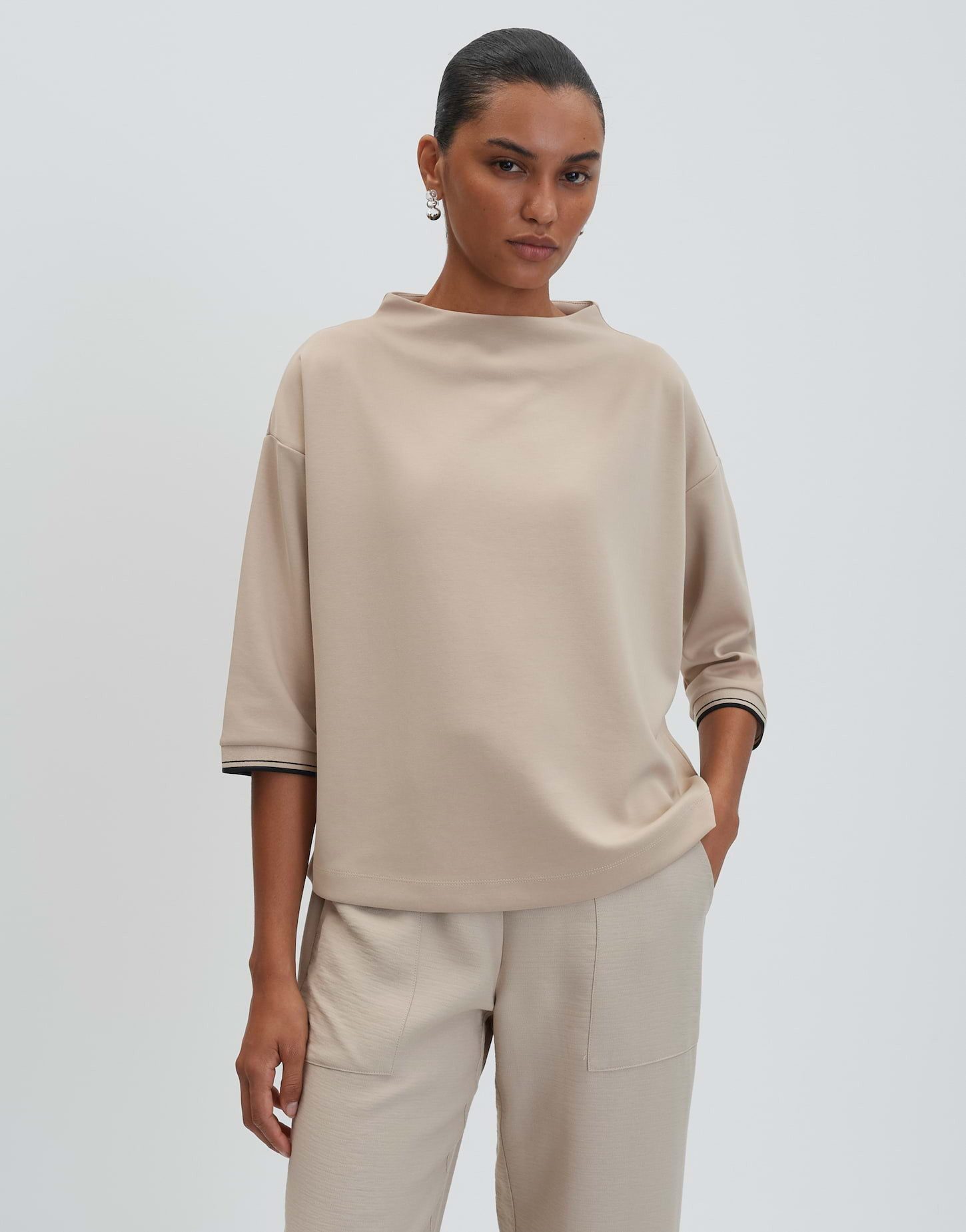 someday Sweatshirt UTALBA DETAIL Regular aus Viskose Mix gerader Schnitt, l günstig online kaufen