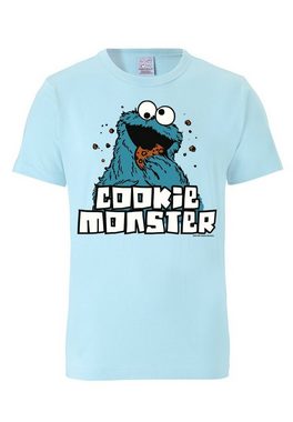 LOGOSHIRT T-Shirt Sesamstrasse - Krümelmonster mit coolem Print