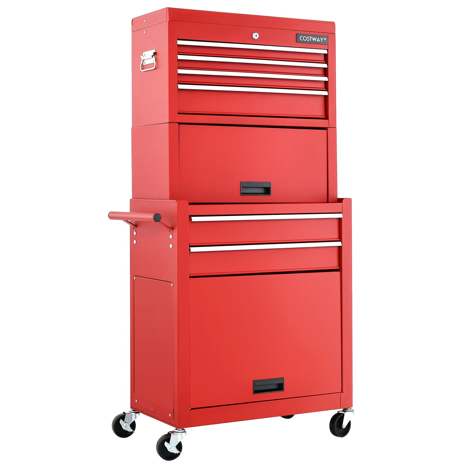 COSTWAY Тележка для мастерских, max. Traglast:90,00 kg, mit 9 Fächer, abschließbar