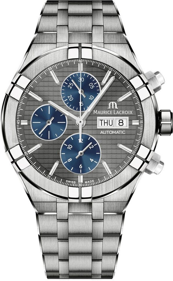 MAURICE LACROIX Chronograph Aikon Chronographe, AI6038-TT032-330-1,  Automatik, Titan