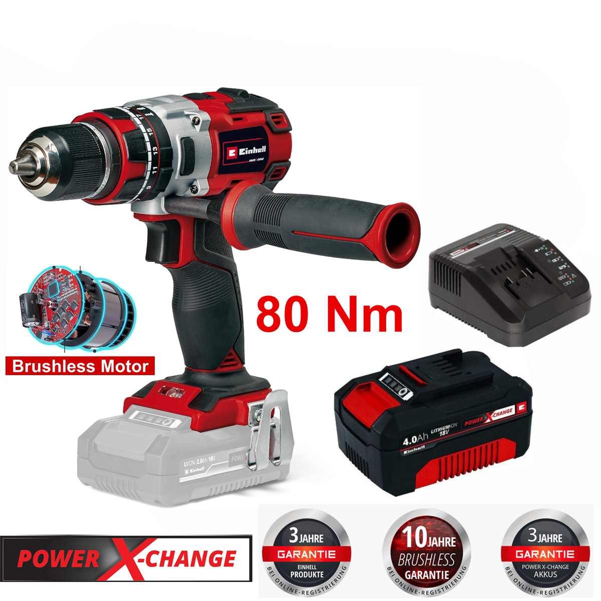 Einhell Akku-Schrauber Schlagbohrschrauber TP-CD 18/80 Li-i günstig online kaufen