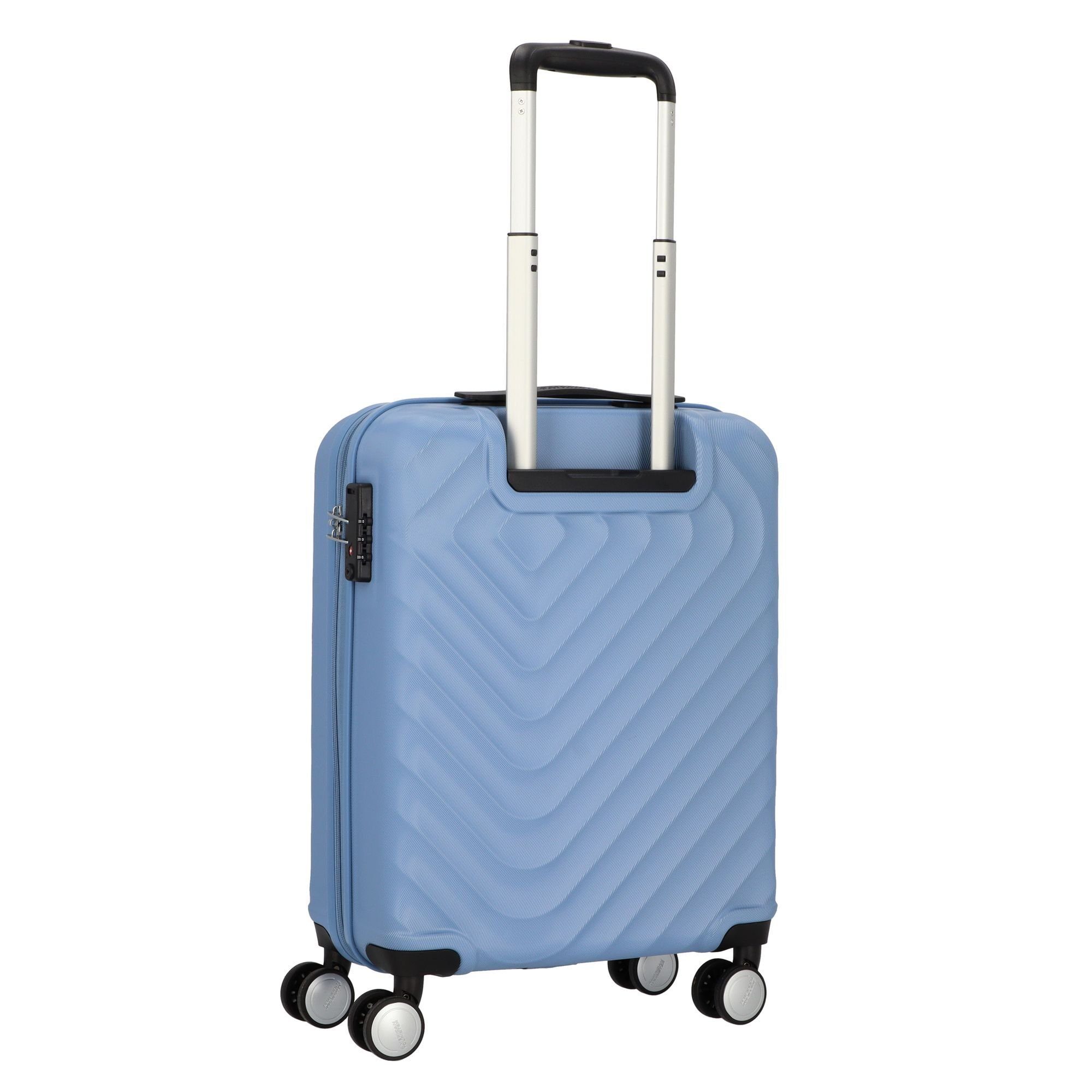 American Tourister® Handgepäck-Trolley Summer grey Square, Rollen, 4 Polypropylen blue