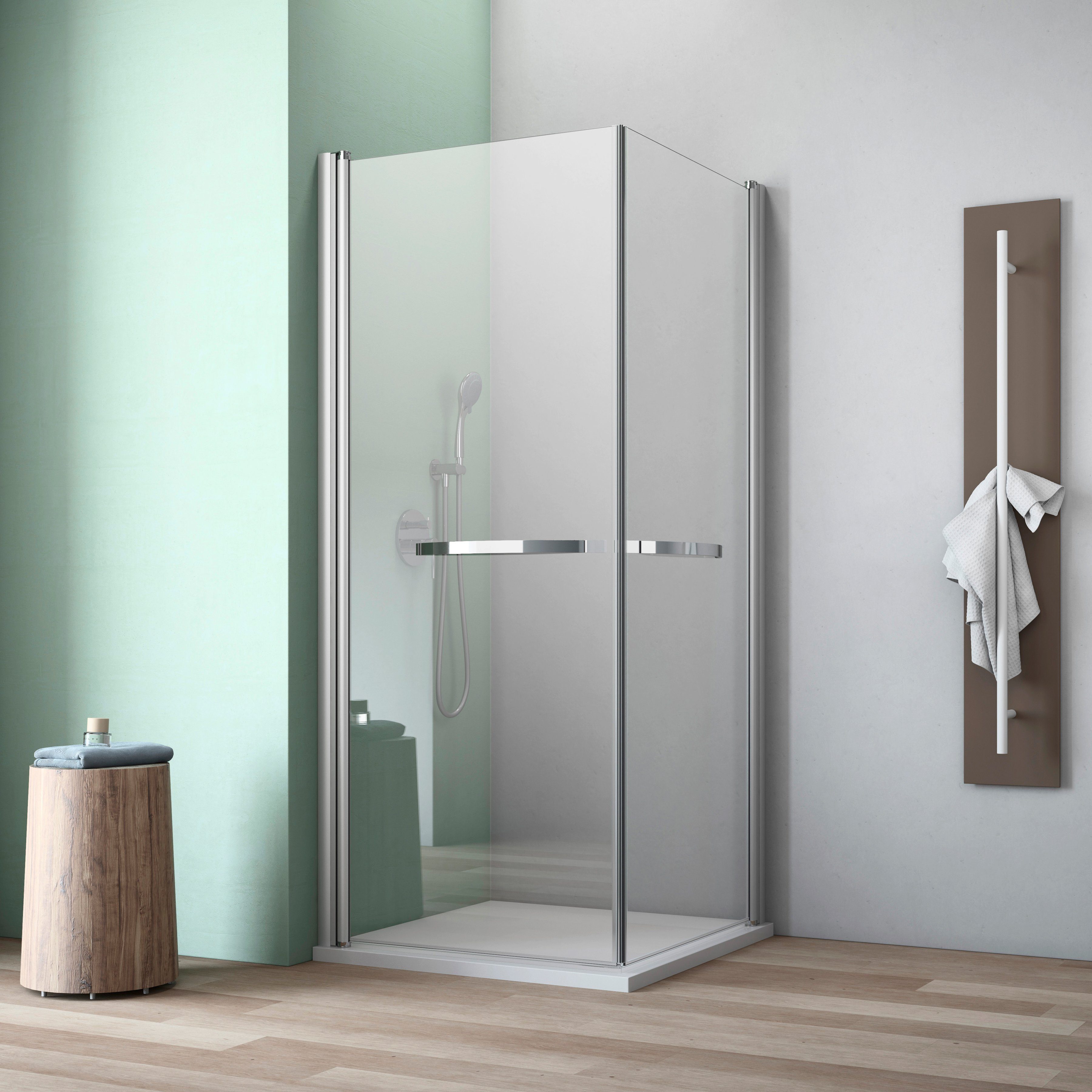 MAW Eckdusche »A-E10P«, 90x90 cm , H: 202,2 cm | OTTO