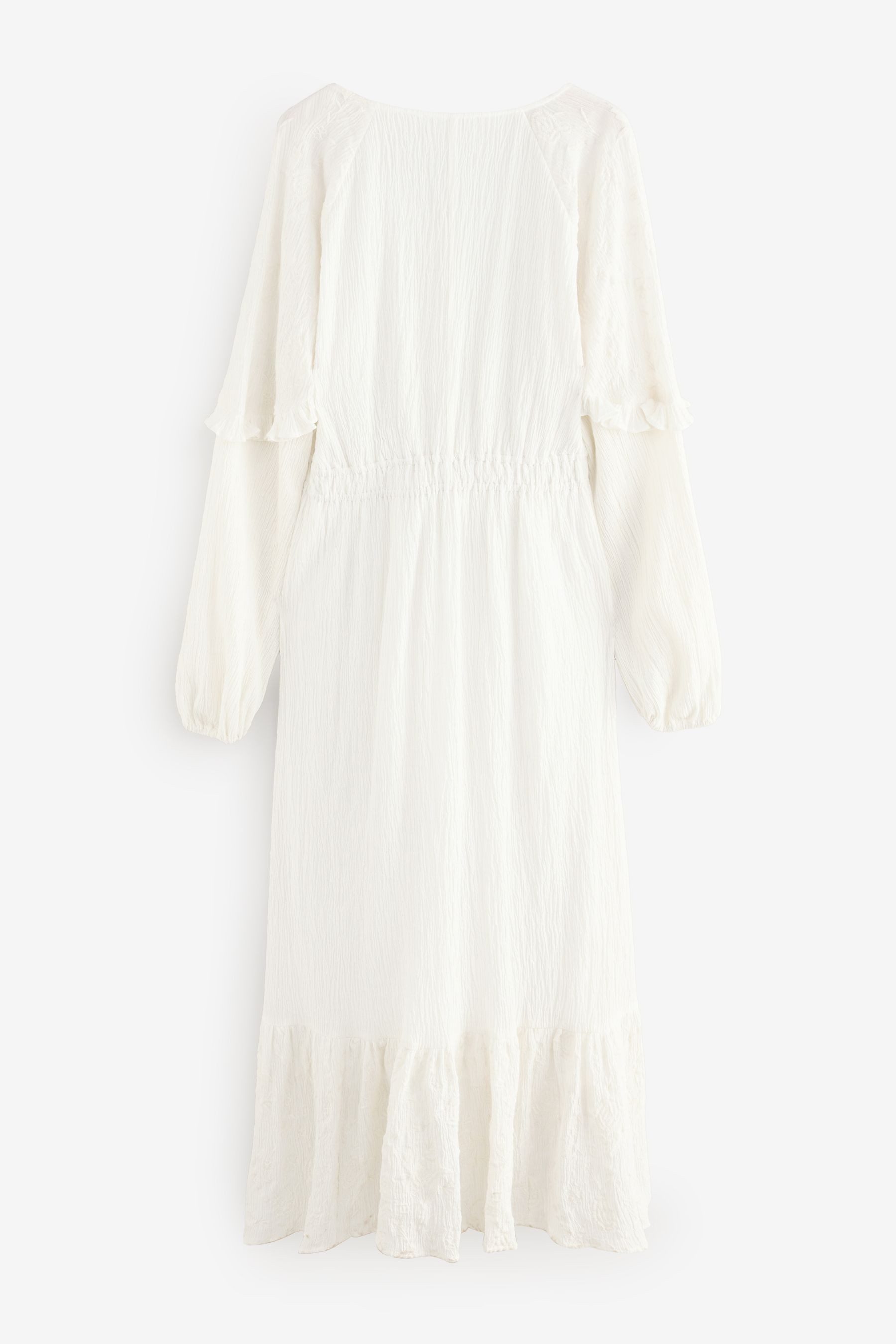 Next Midikleid Langärmeliges Kleid aus Baumwolle günstig online kaufen