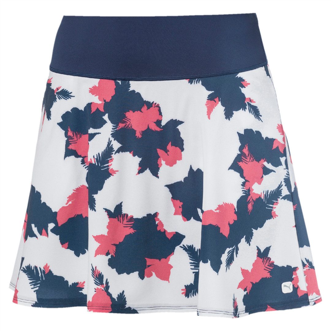 PUMA Skort Puma Golf Skort PWRSHAPE Floral Mehrfarbig Damen