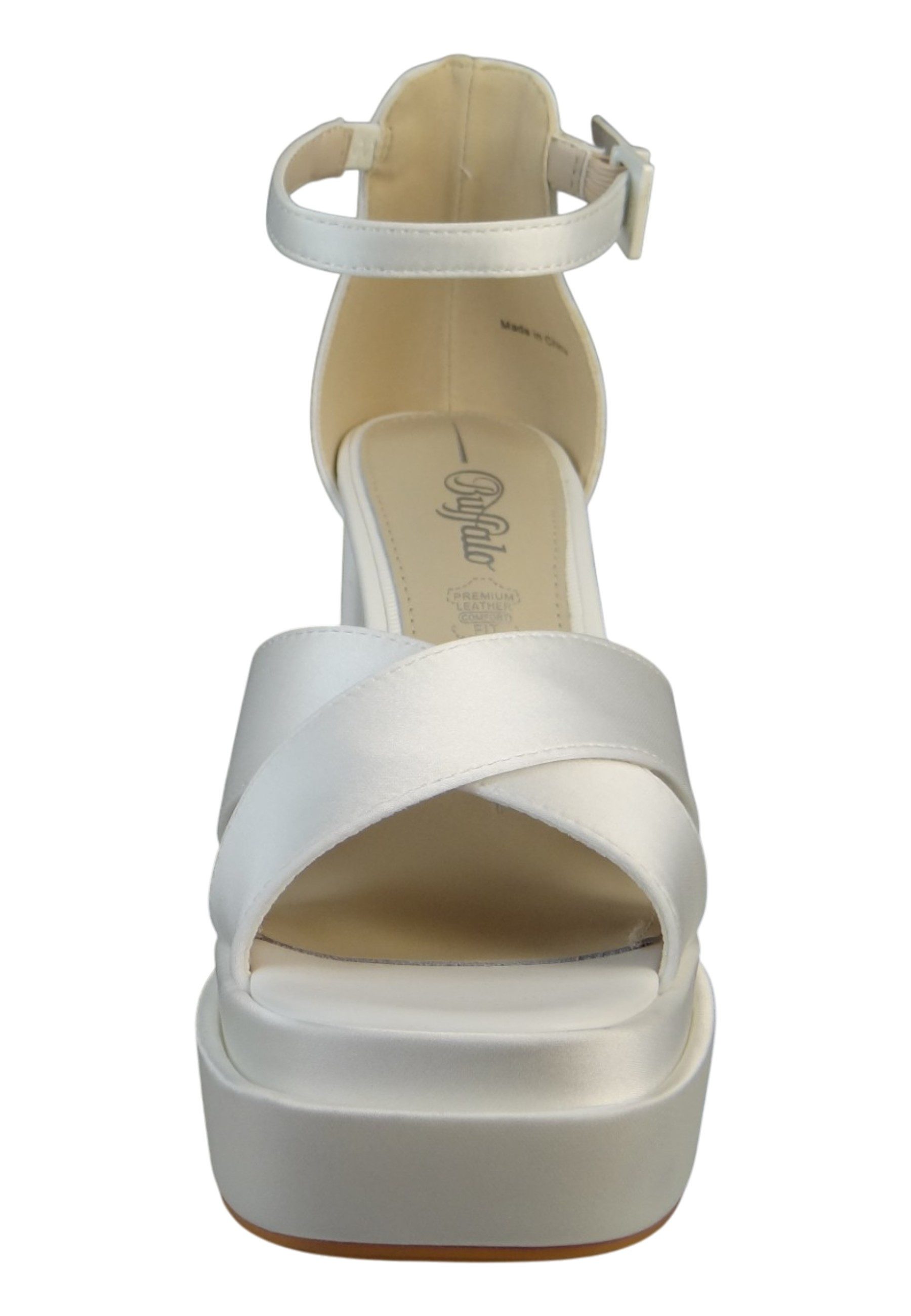 Buffalo 1291411 Bonny Cross Ivory Pumps