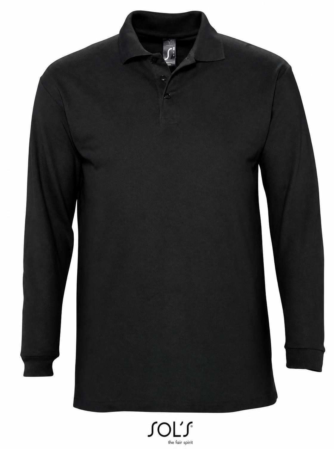 SOLS Langarm-Poloshirt Herren Longsleeve Poloshirt Winter II