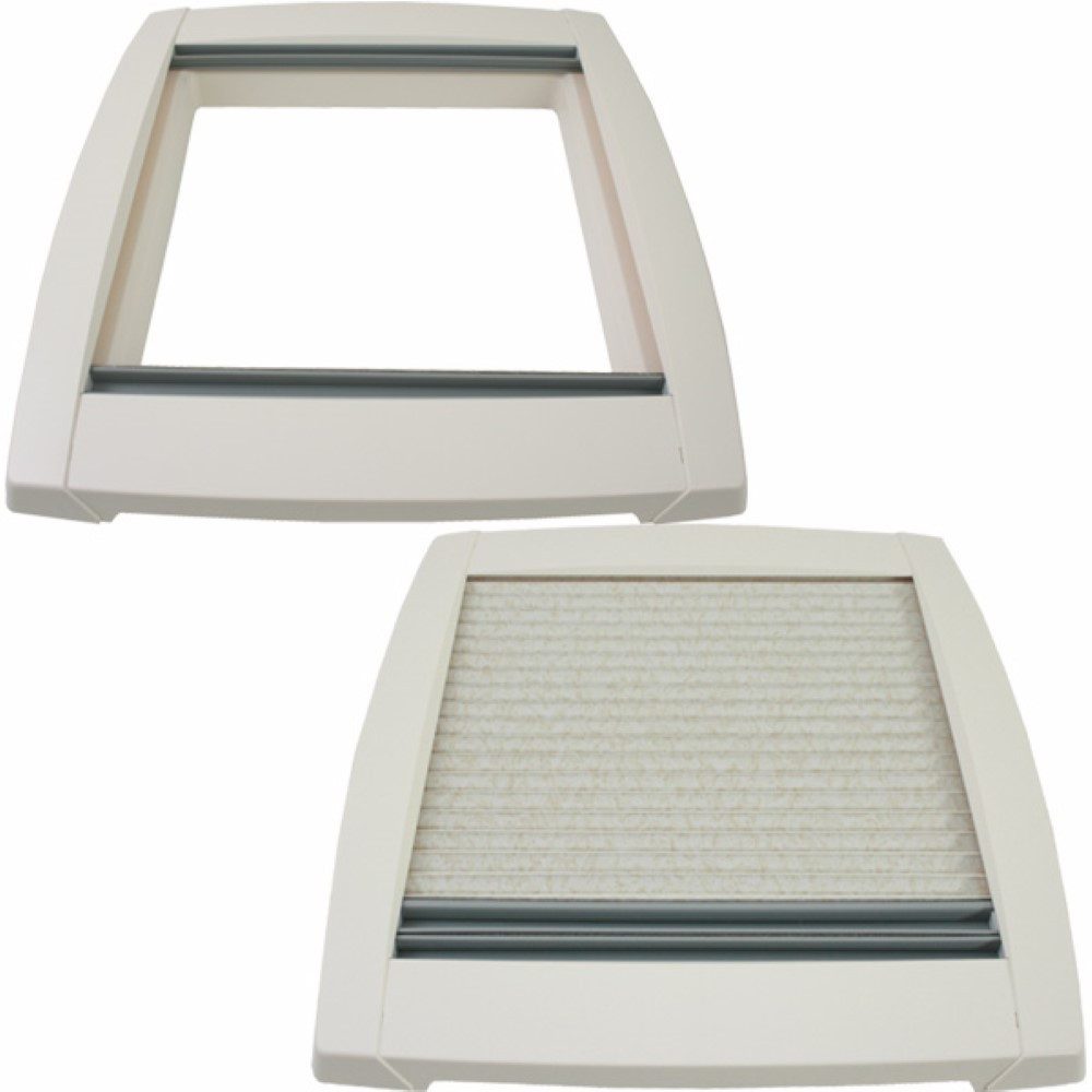 MPK Dachfenster Innenrahmen für MPK Dachluke 40 x 40 cm mit Doppelplissee