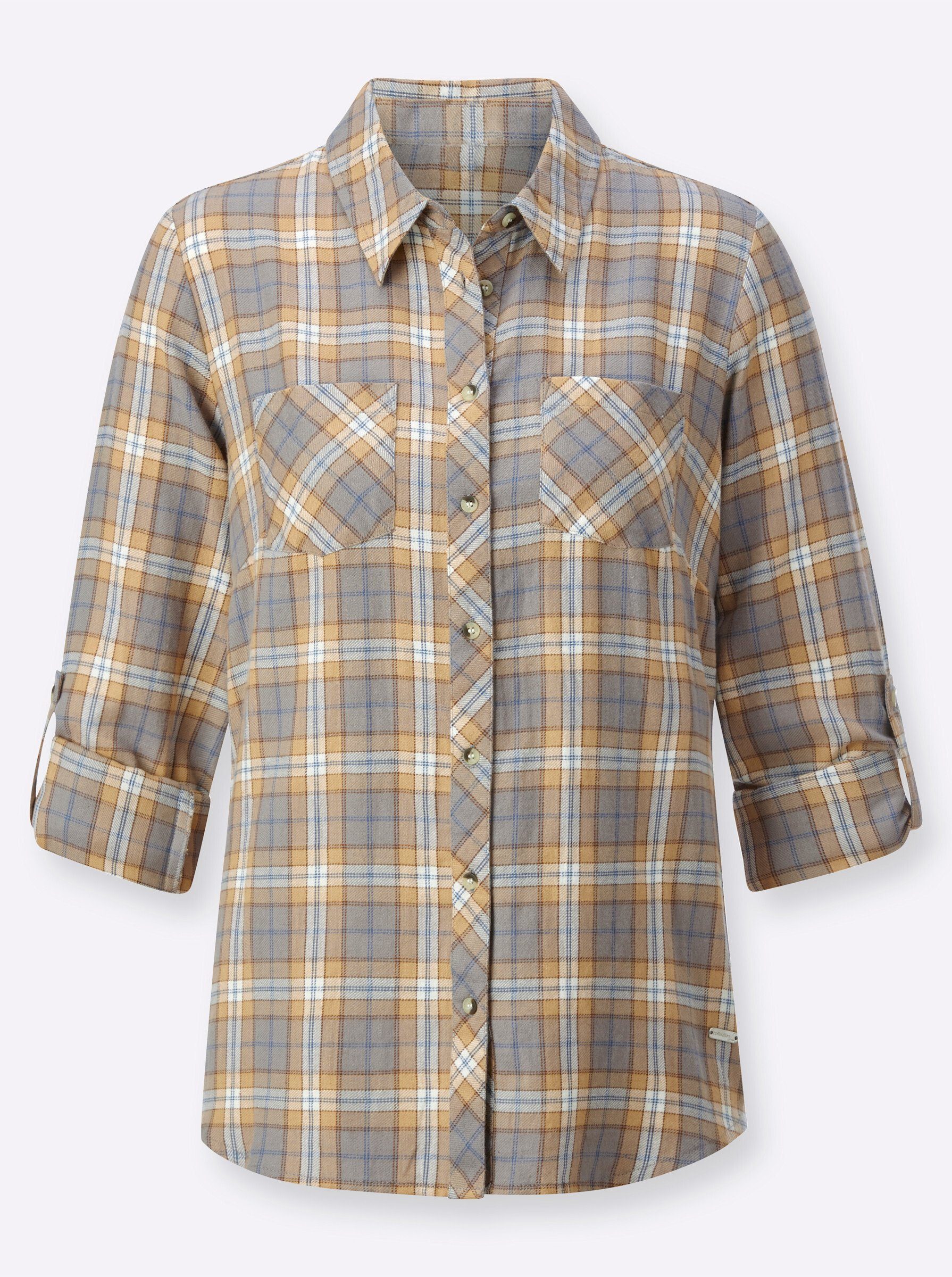 Witt Klassische Bluse Flanellbluse .