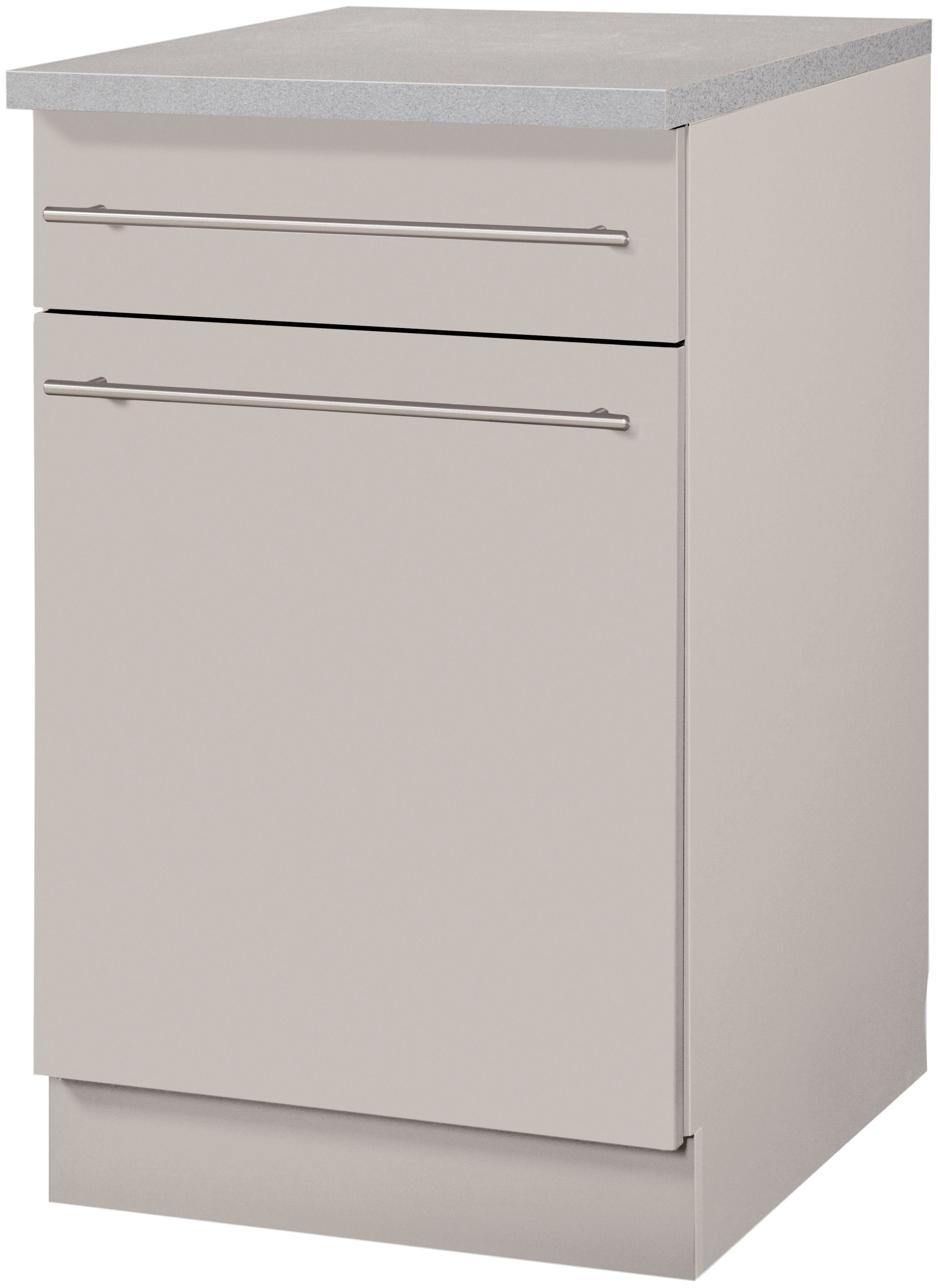 wiho Küchen Unterschrank Chicago 40 cm breit, 1 Schubkasten und 1 Tür günstig online kaufen