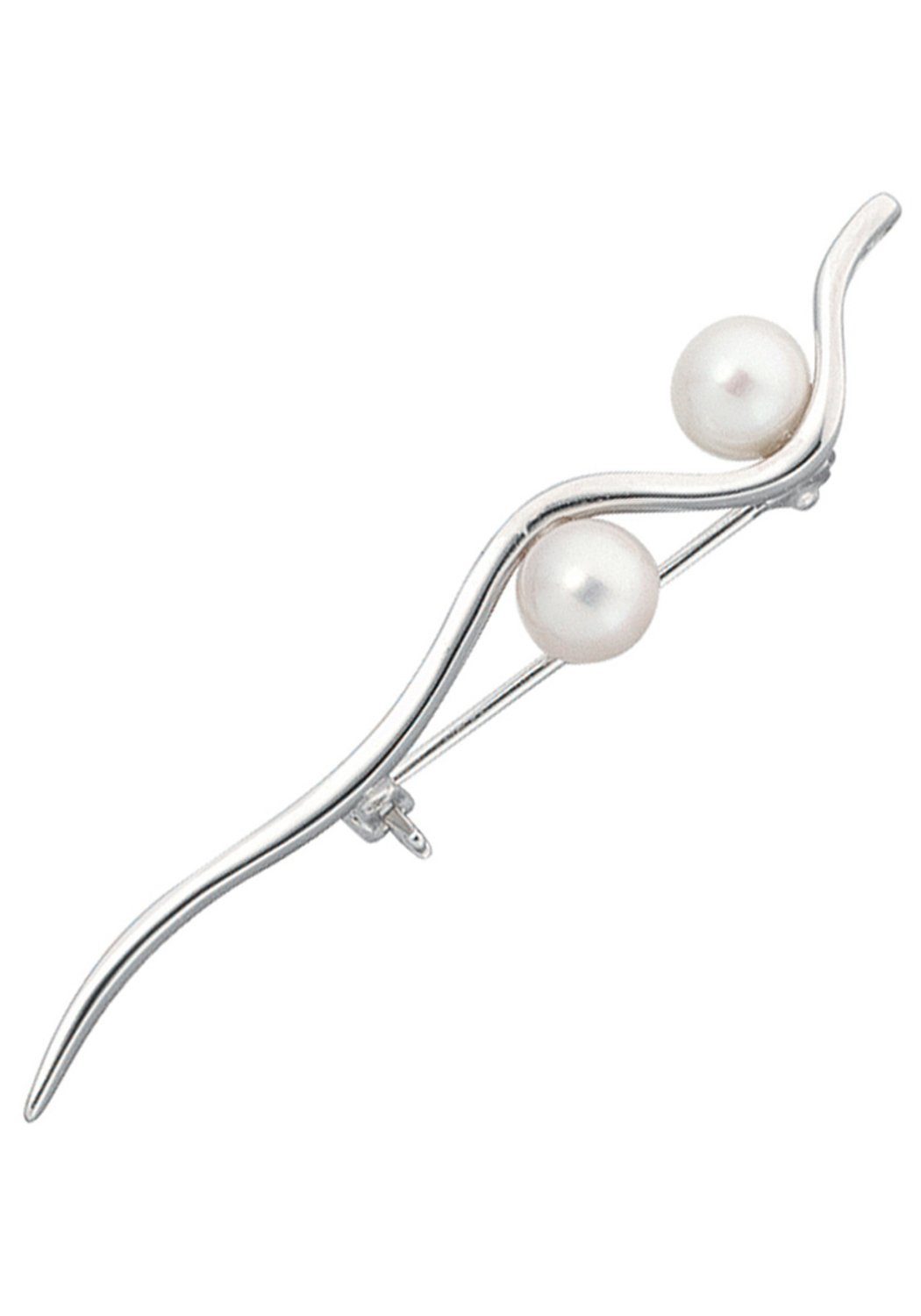 JOBO Brosche, 925 Silber mit Süßwasser...