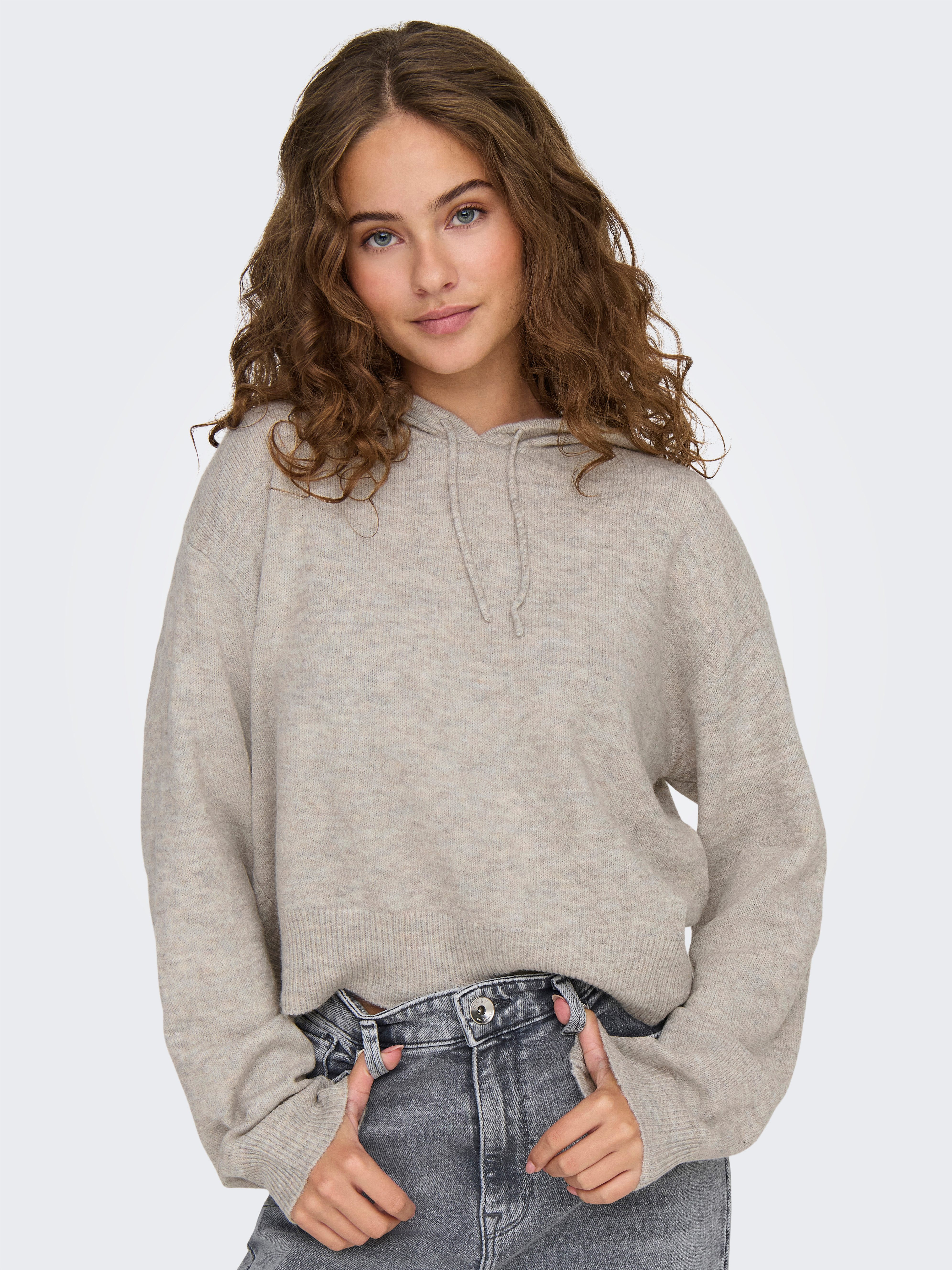 JDY Kapuzenpullover JDYRUE LIFE L/S SHORT günstig online kaufen