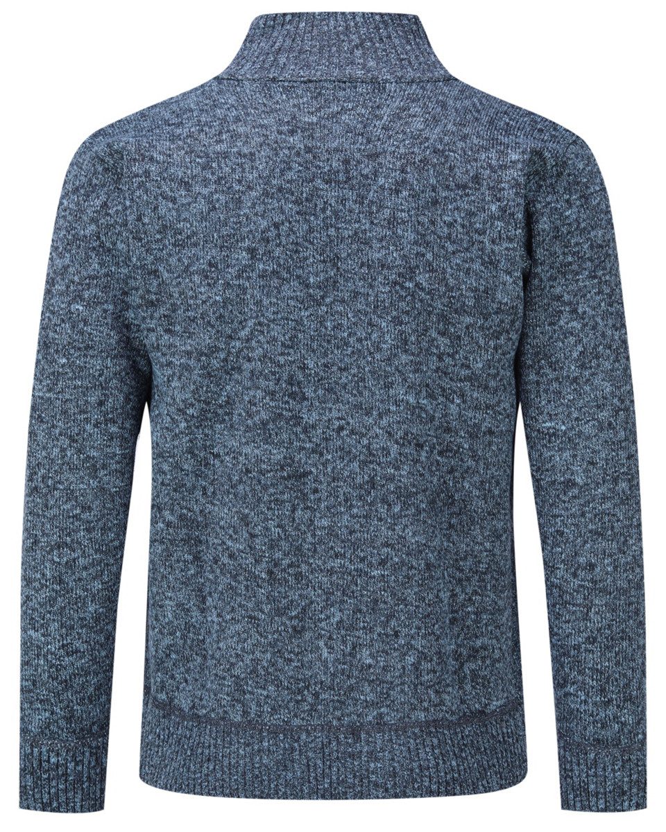 Allthemen Cardigan mit Stehkragen Herren Strickjacke mit reißverschluss günstig online kaufen