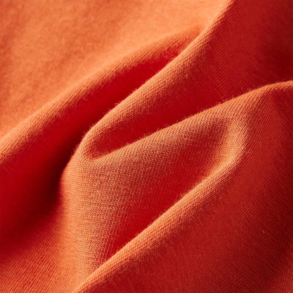 vidaXL Langarmshirt Kinder-Langarmshirt Dunkelorange 116