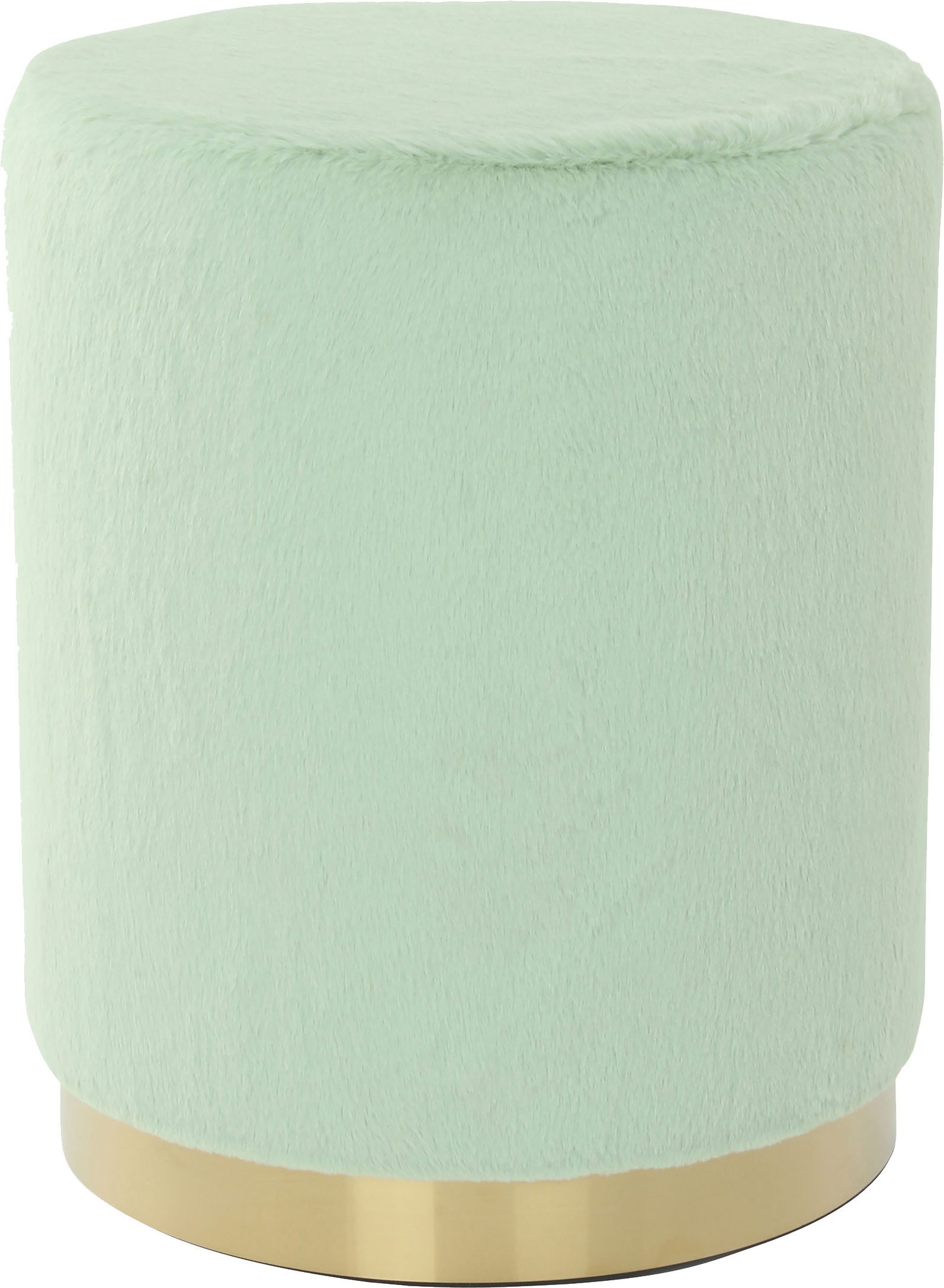 Polsterhocker Hocker Nona 125, Polster- und Sitzhocker, stillvoll und flauschig