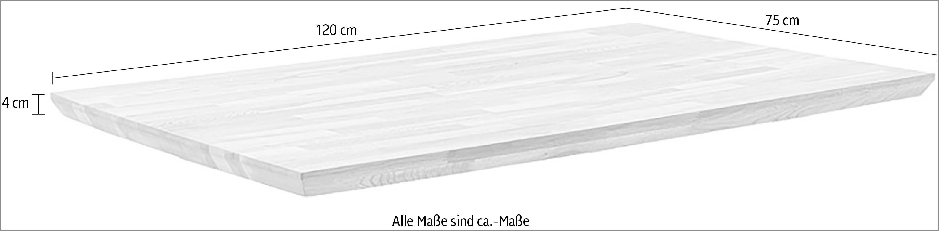 MCA living Esstischplatte Zeballos Tischplatte (1 günstig online kaufen
