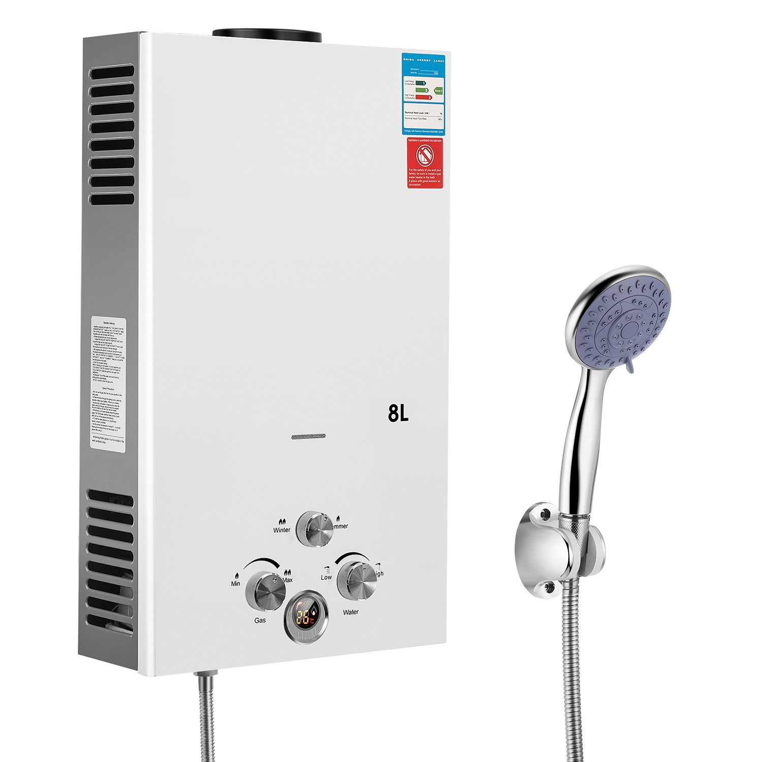 oyajia Durchlauferhitzer Flüssiggas Durchlauferhitzer LPG Warmwasserbereite günstig online kaufen