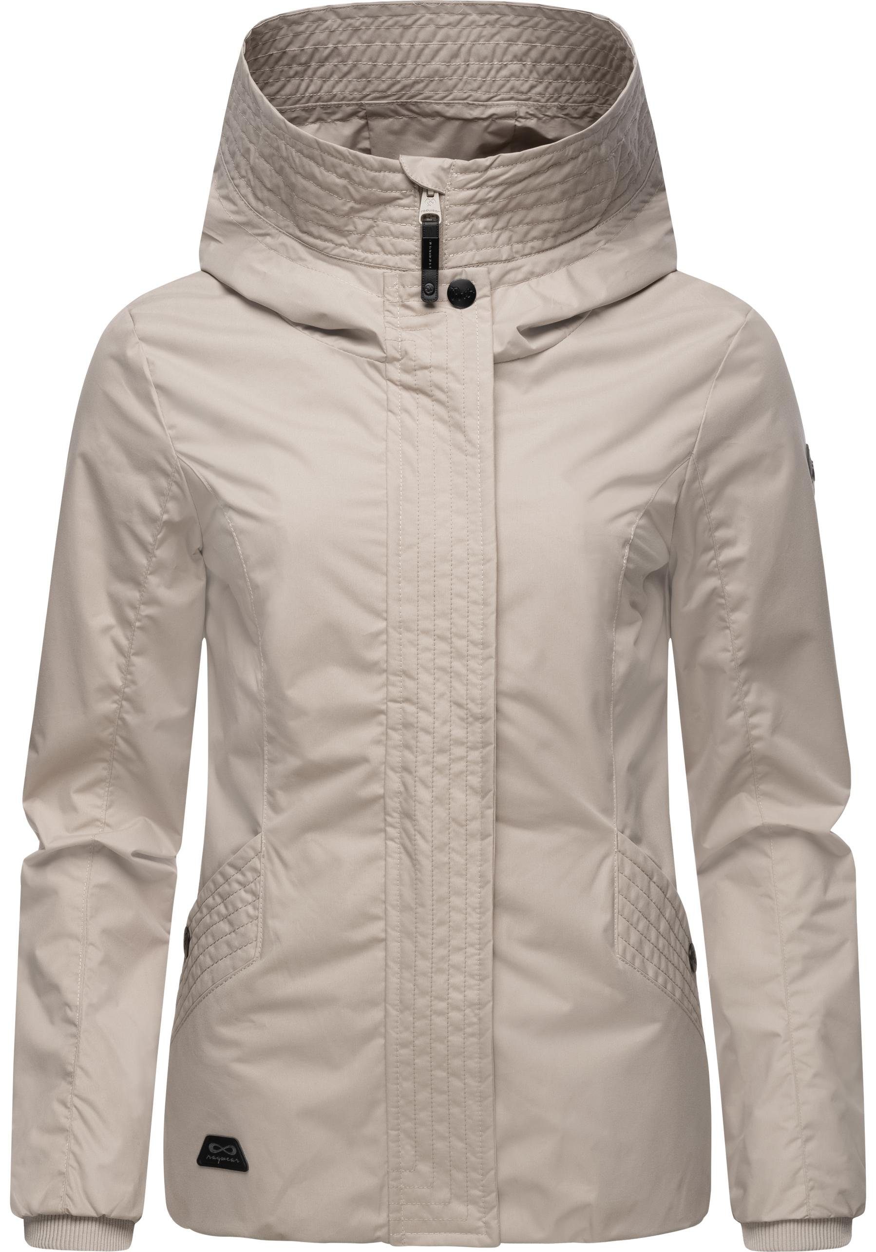 Ragwear Outdoorjacke Vannesa Modische Damen Übergangsjacke mit Kapuze