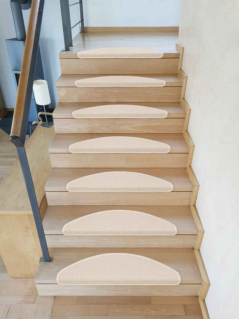Stufenmatte Stufenmatten Ariston im Sonderformat 64/20cm Halbrund, Metzker®, halbrund, Höhe: 5 mm, 15 Stück im Set