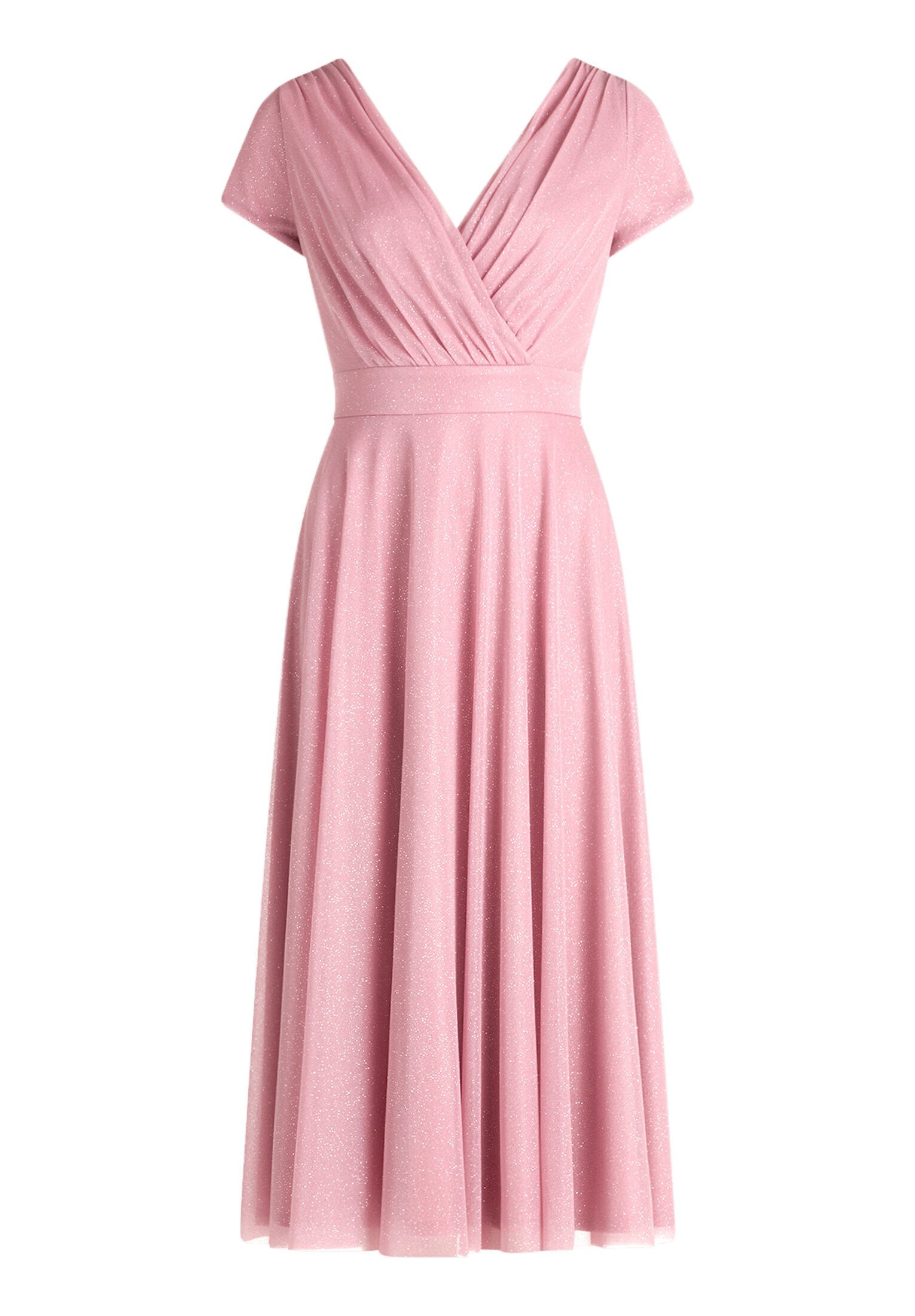 Vera Mont Cocktailkleid Damen im Glitzer-Look Stoff