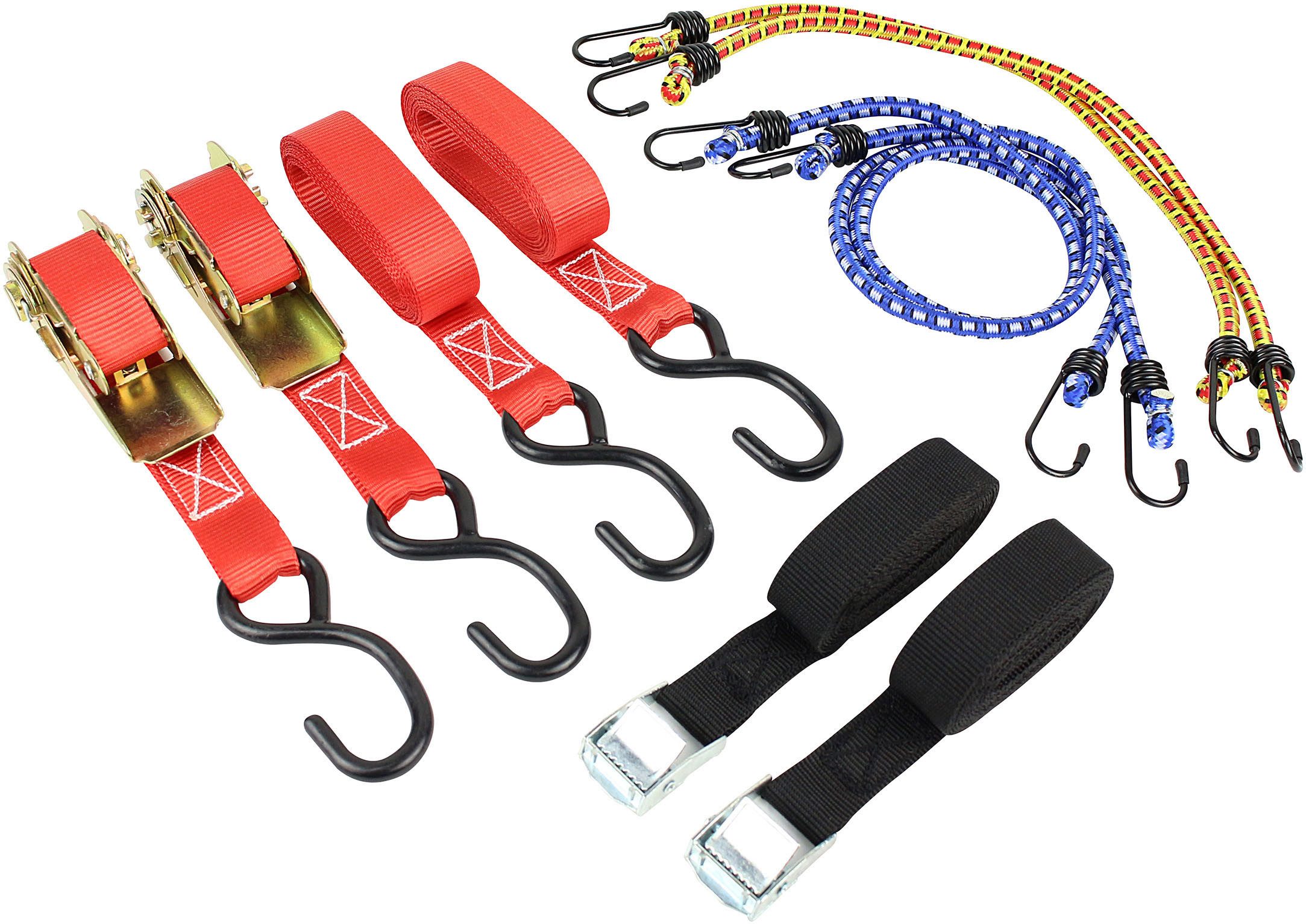 LAS Spanngurt Spann und Haltegurt-Set, 8-tlg. (Set, 10-St)