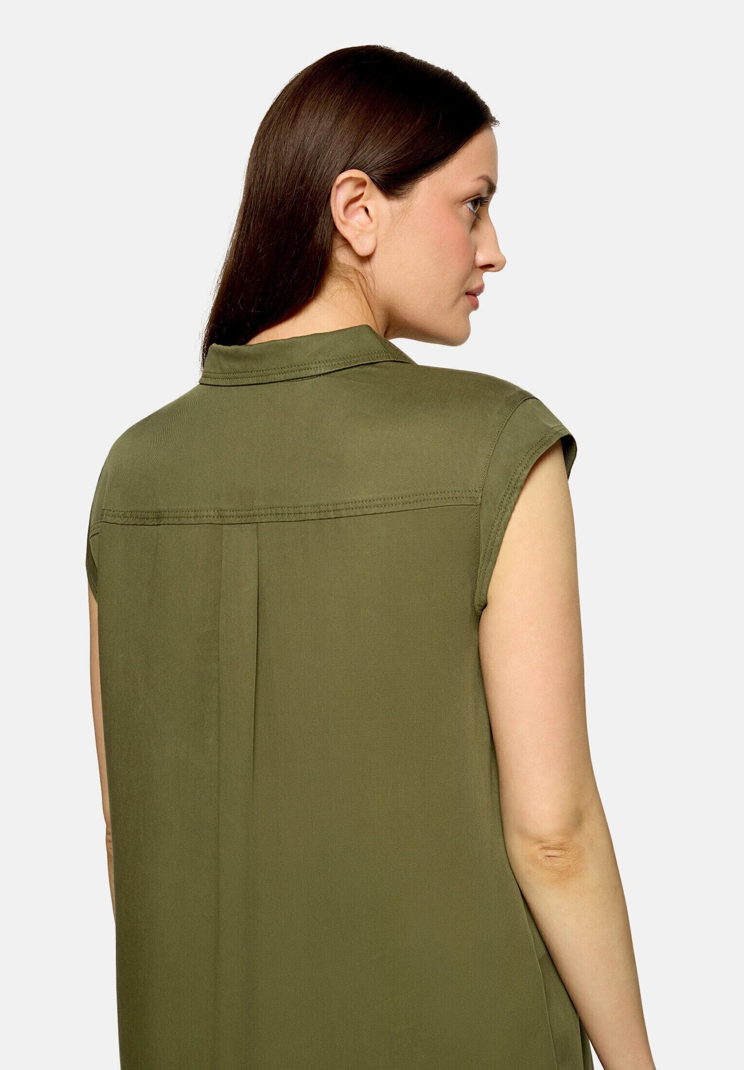 Cartoon Druckkleid Damen mit Kragen
