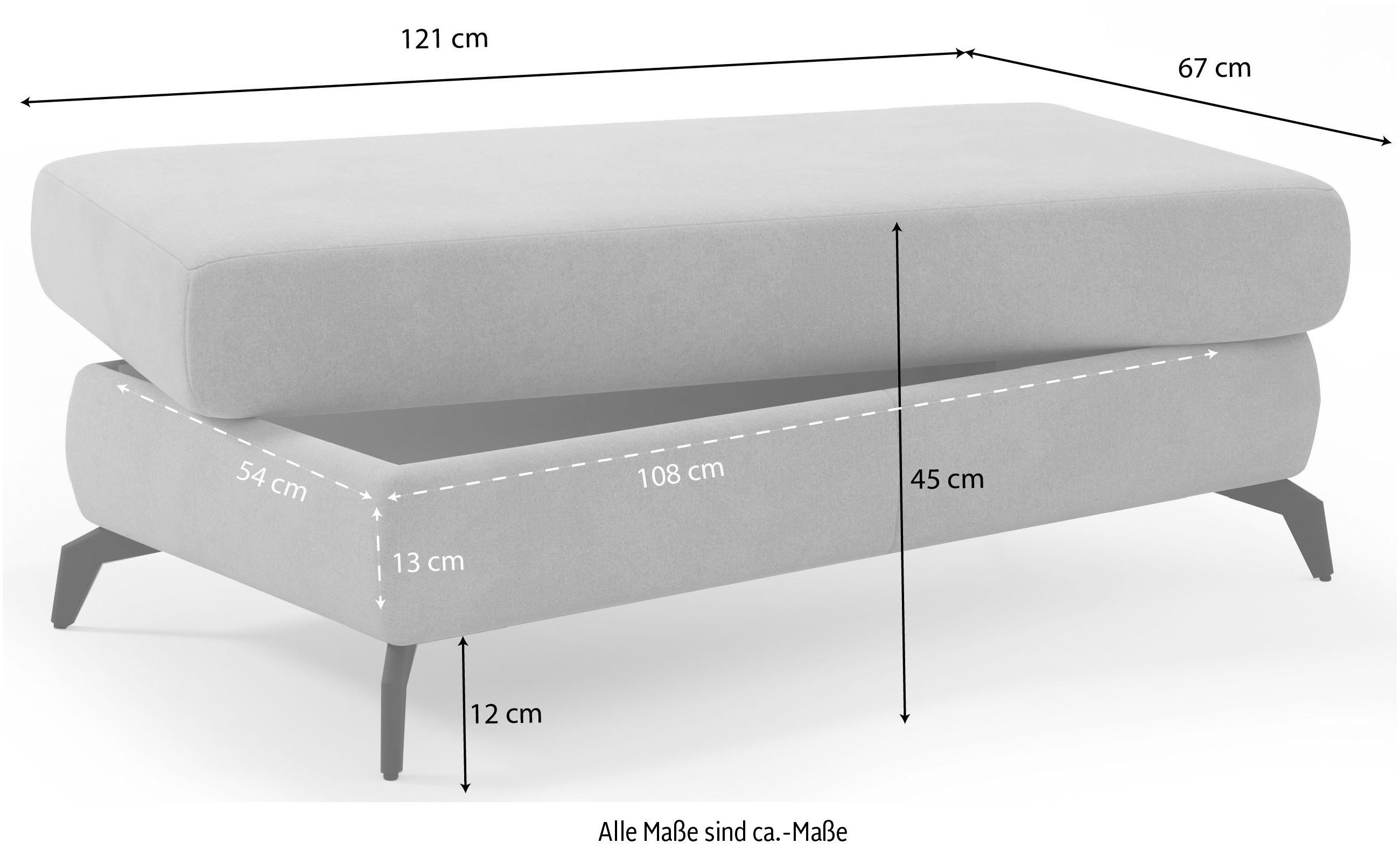 sit&more Polsterhocker Bolero