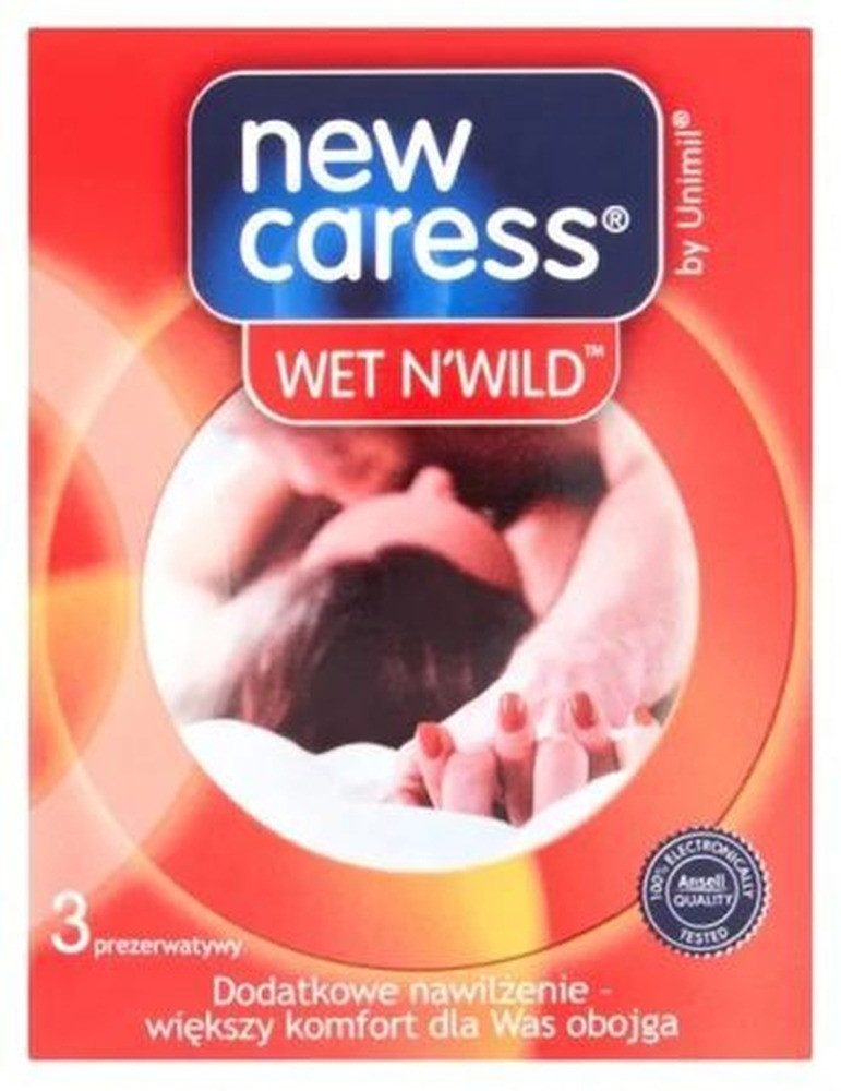 Wet n Wild Kondome NEU CARESS Wet N'wild Latex-Kondome