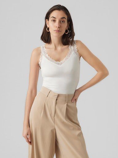 Vero Moda Spitzentop VMROSA SL TOP JRS NOOS