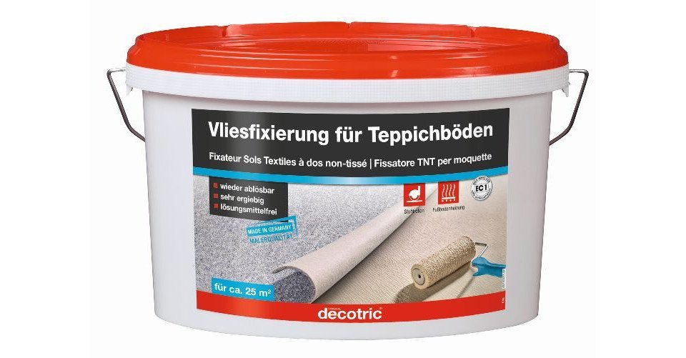 decotric® PVC-Kleber Decotric Vliesfixierung für Teppichböden 5 kg