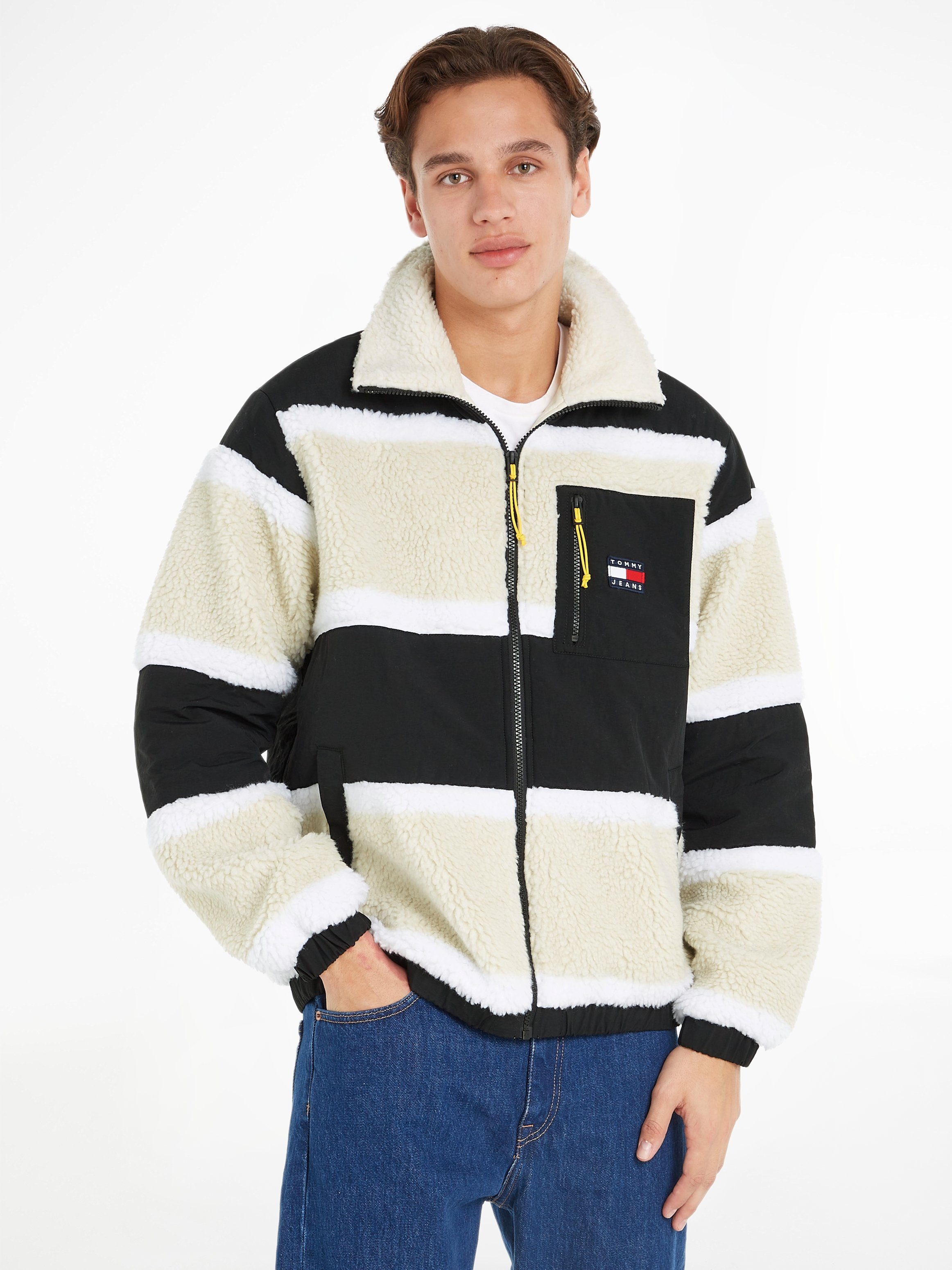 STRIPE Jeans TJM RLX SHERPA JACKET Tommy Kurzjacke