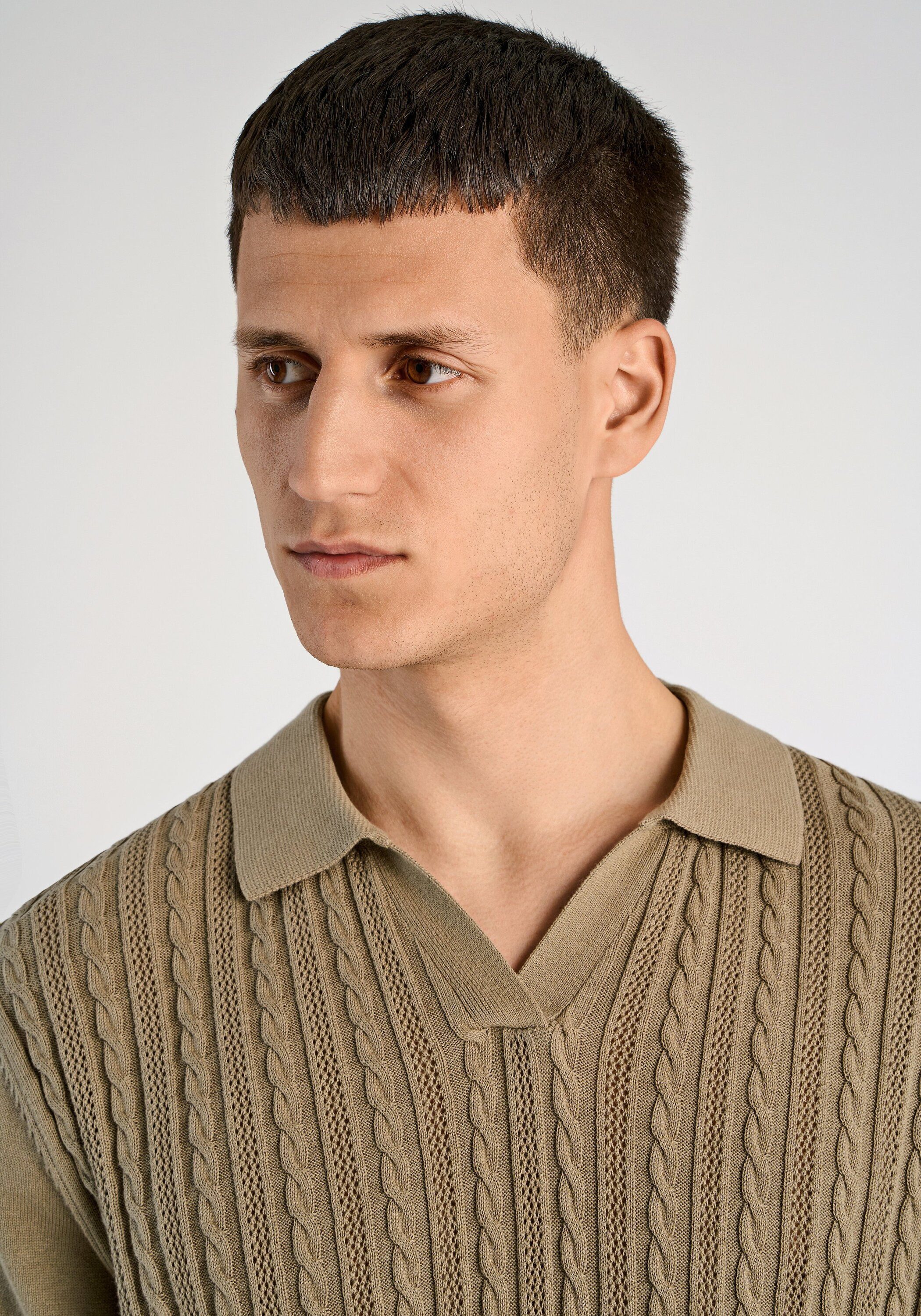 LINDBERGH Langarm-Poloshirt Poloshirt (Langarm) Relaxed Fit