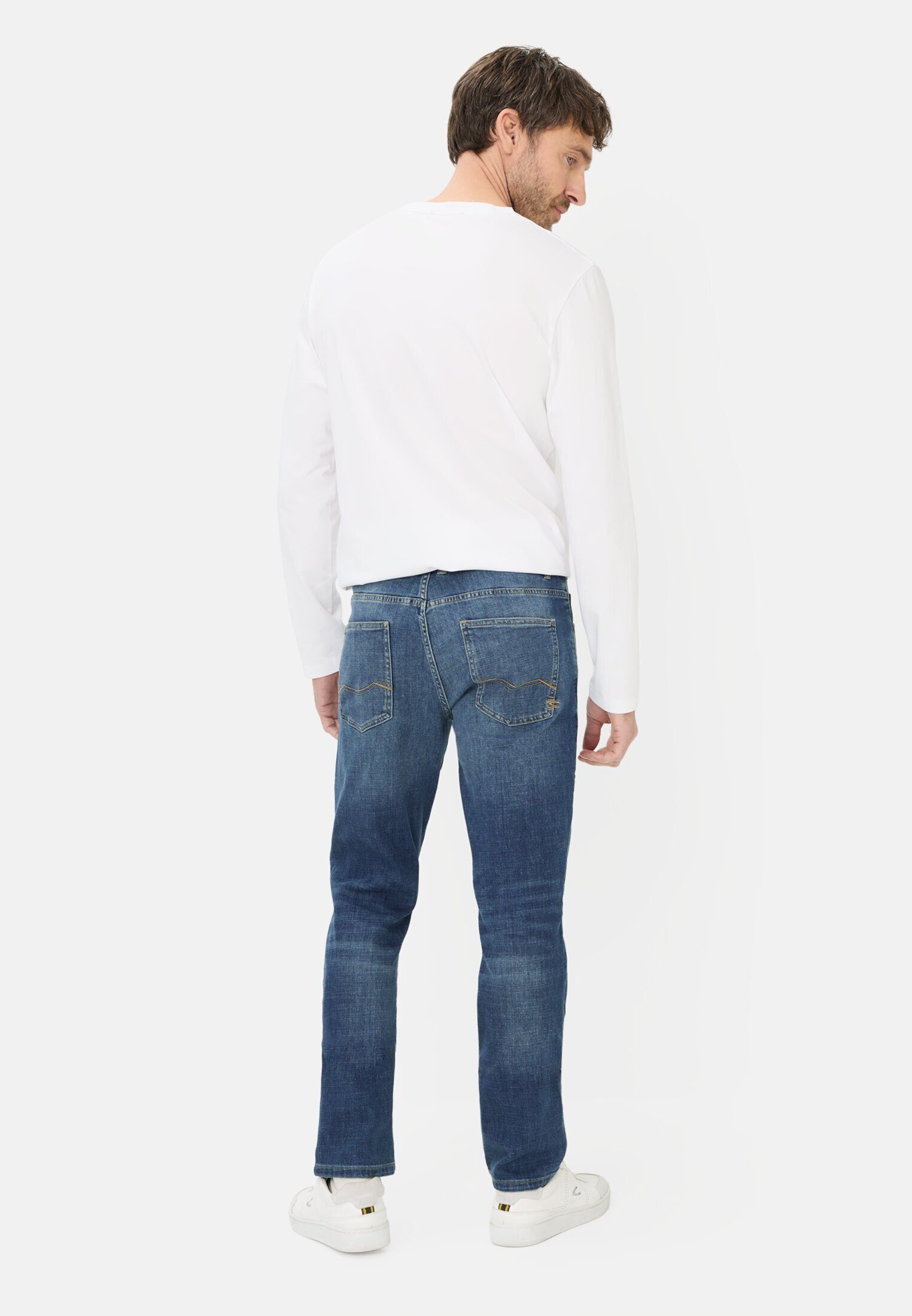 camel active Regular-fit-Jeans mit kühlendem Effekt Baumwolle (Web)
