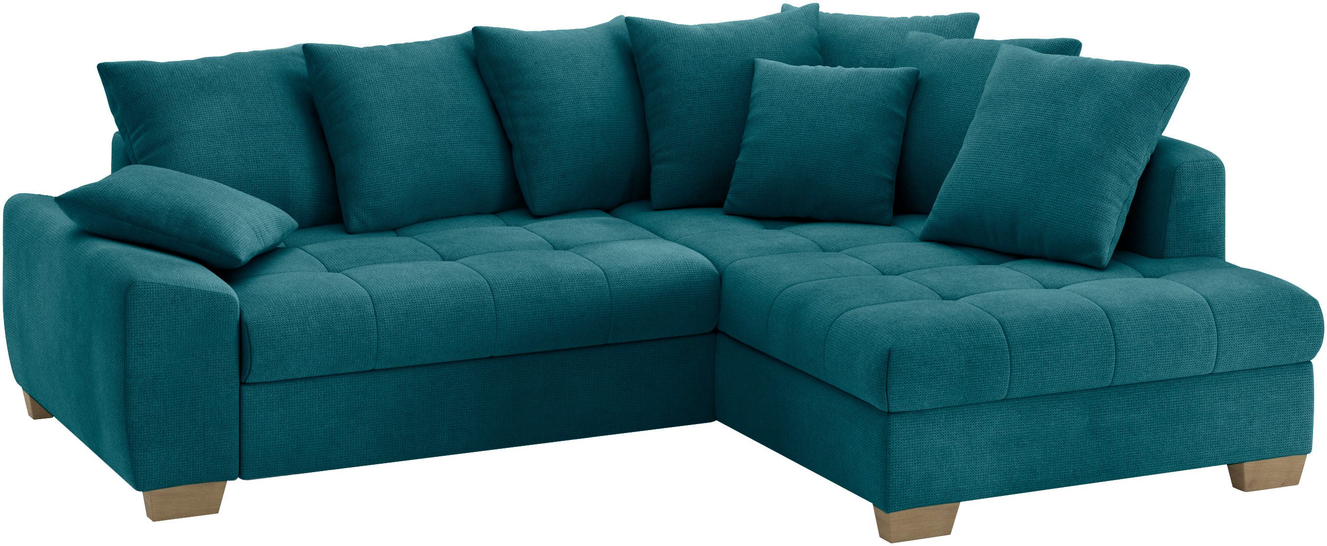 Mr. Couch Ecksofa "Nikita II, L-Form", Wahlweise mit Bettfunktion, Bettkast günstig online kaufen