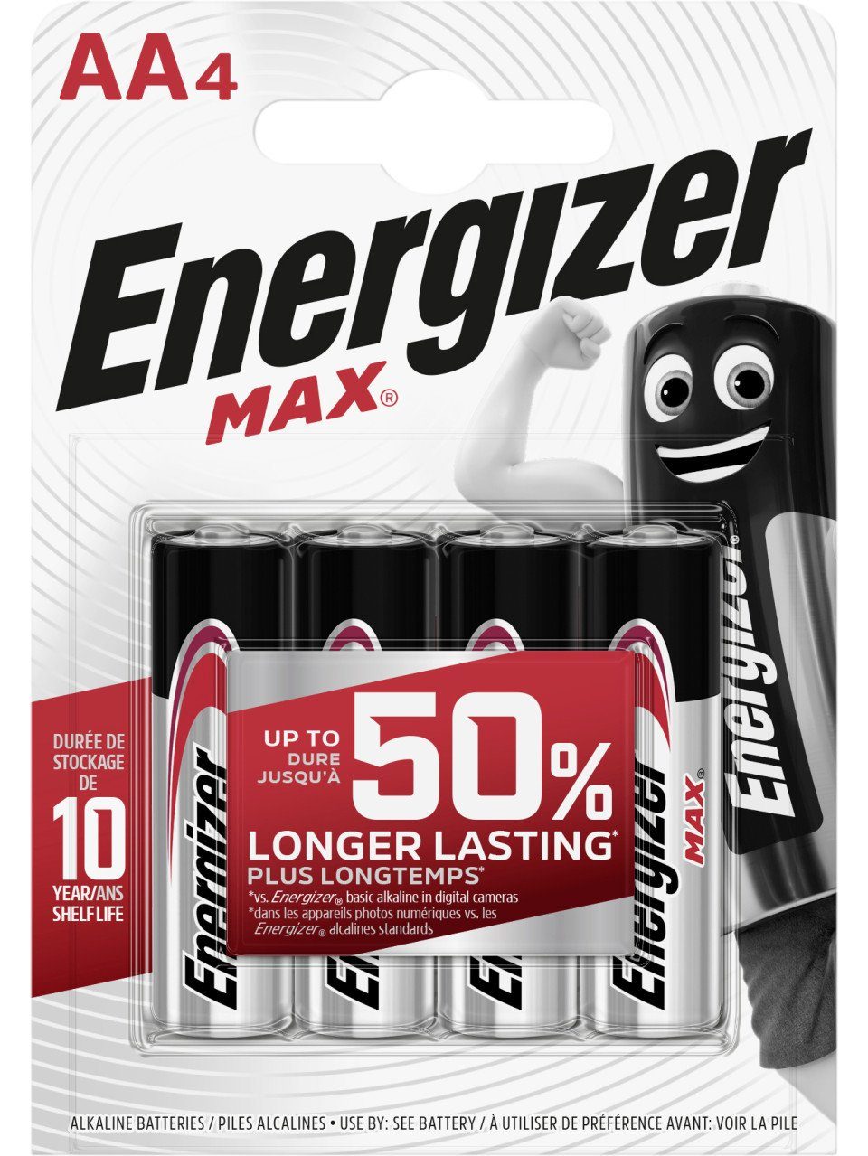 Energizer Max Alkaline Batterie Mignon AA 1,5 V, Batterie