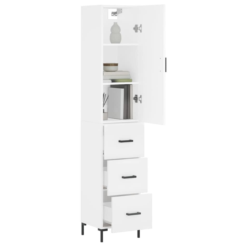 vidaXL Highboard Highboard Weiß 34,5x34x180 cm günstig online kaufen