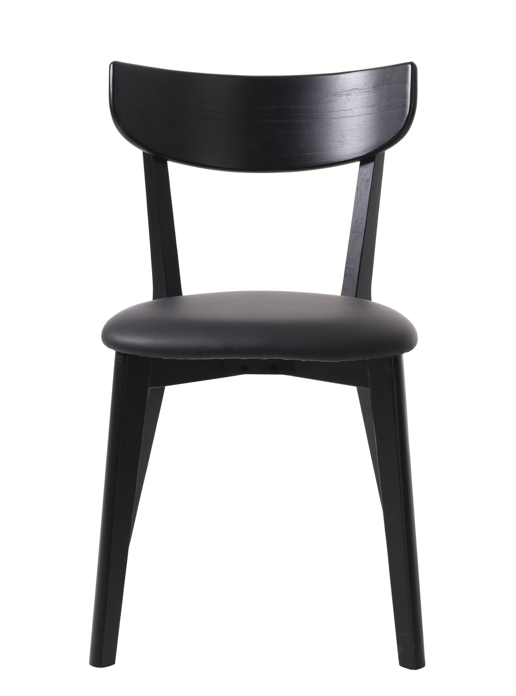 Stuhl Eiche möbelando schwarz aus (2er-Set), in PERO
